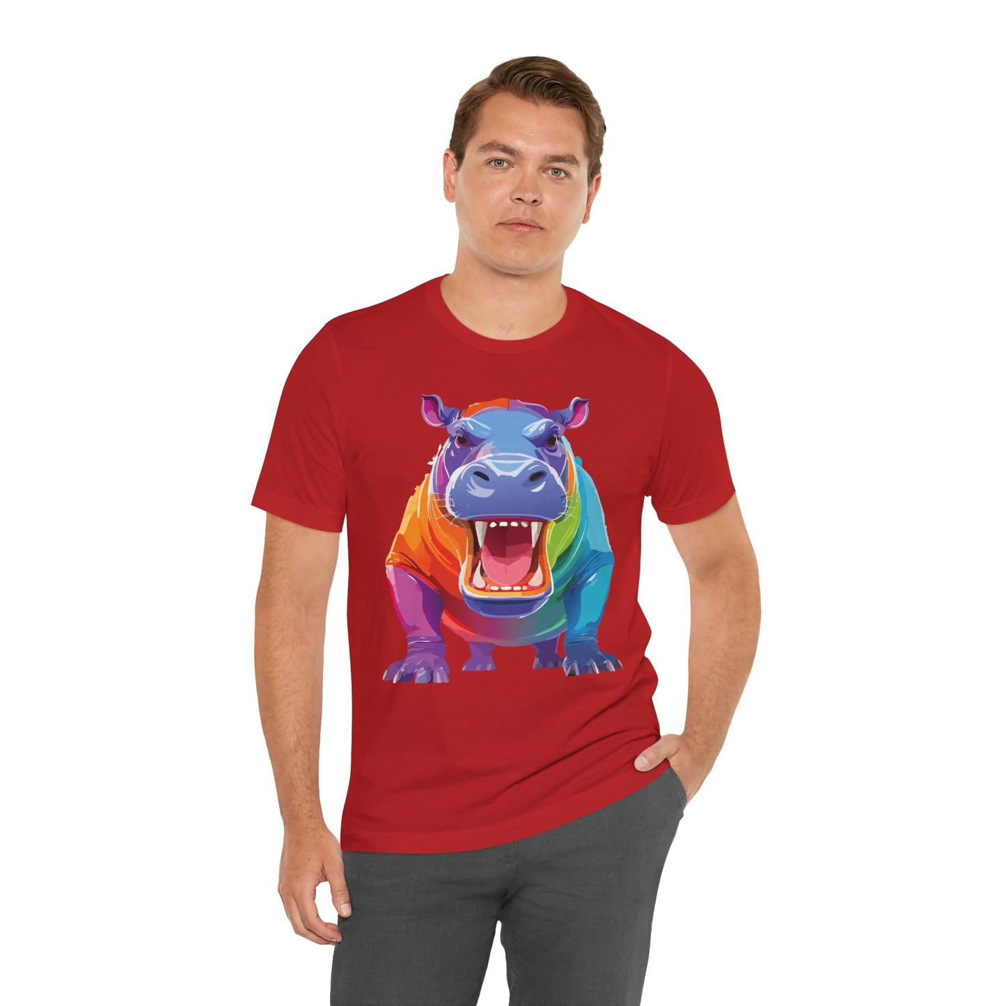 Unisex Animal Shirt, Tee Shirt with Animals, Art Design Tee Shirt, Wild Animals Shirt