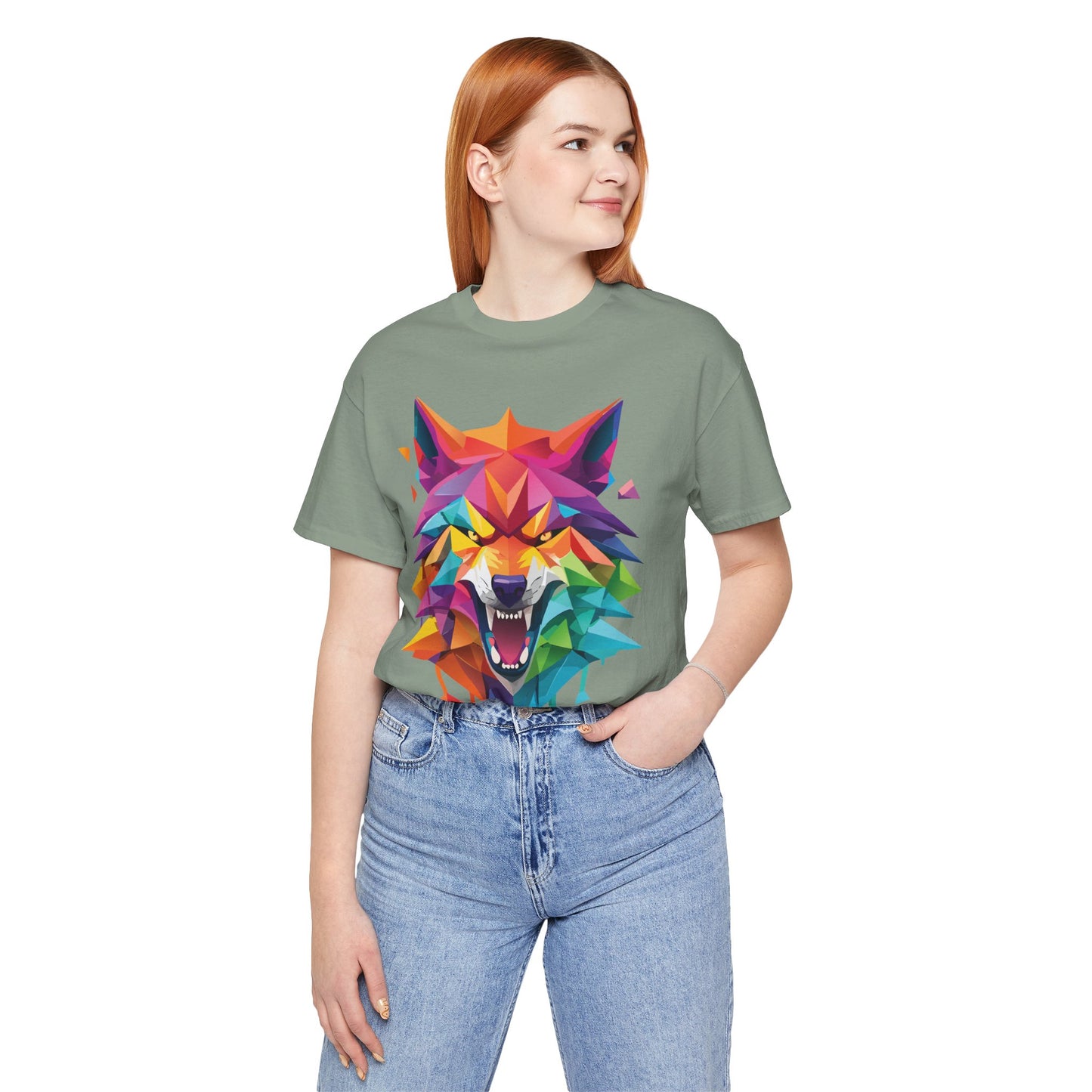 Unisex Animal Shirt, Tee Shirt with Animals, Art Design Tee Shirt, Wild Animals Shirt