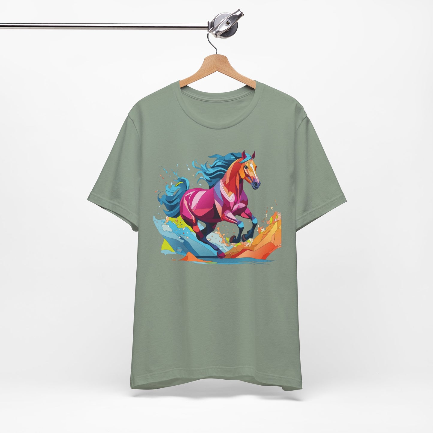 Unisex Animal Shirt, Tee Shirt with Animals, Art Design Tee Shirt, Wild Animals Shirt