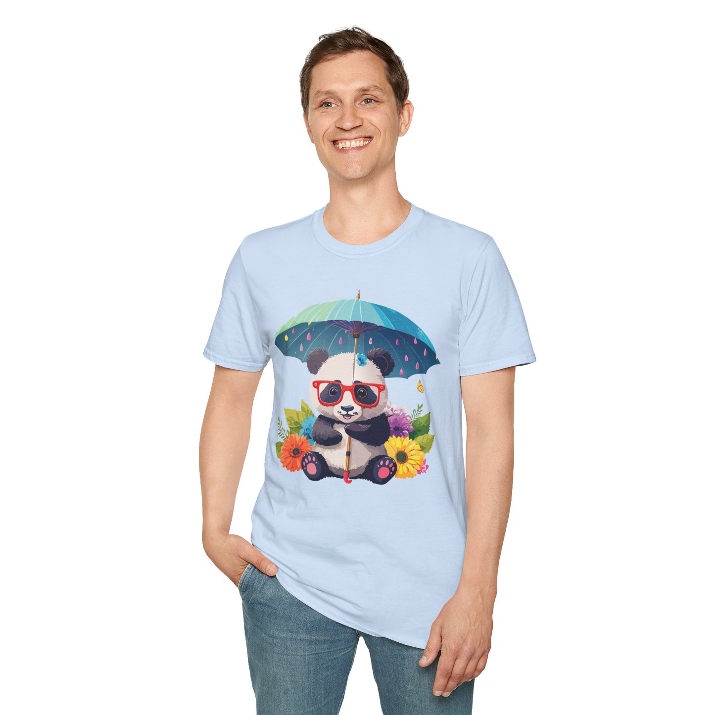 Panda Shirt, T Shirt with Panda, Animal Shirt, Tee Shirt with Animals