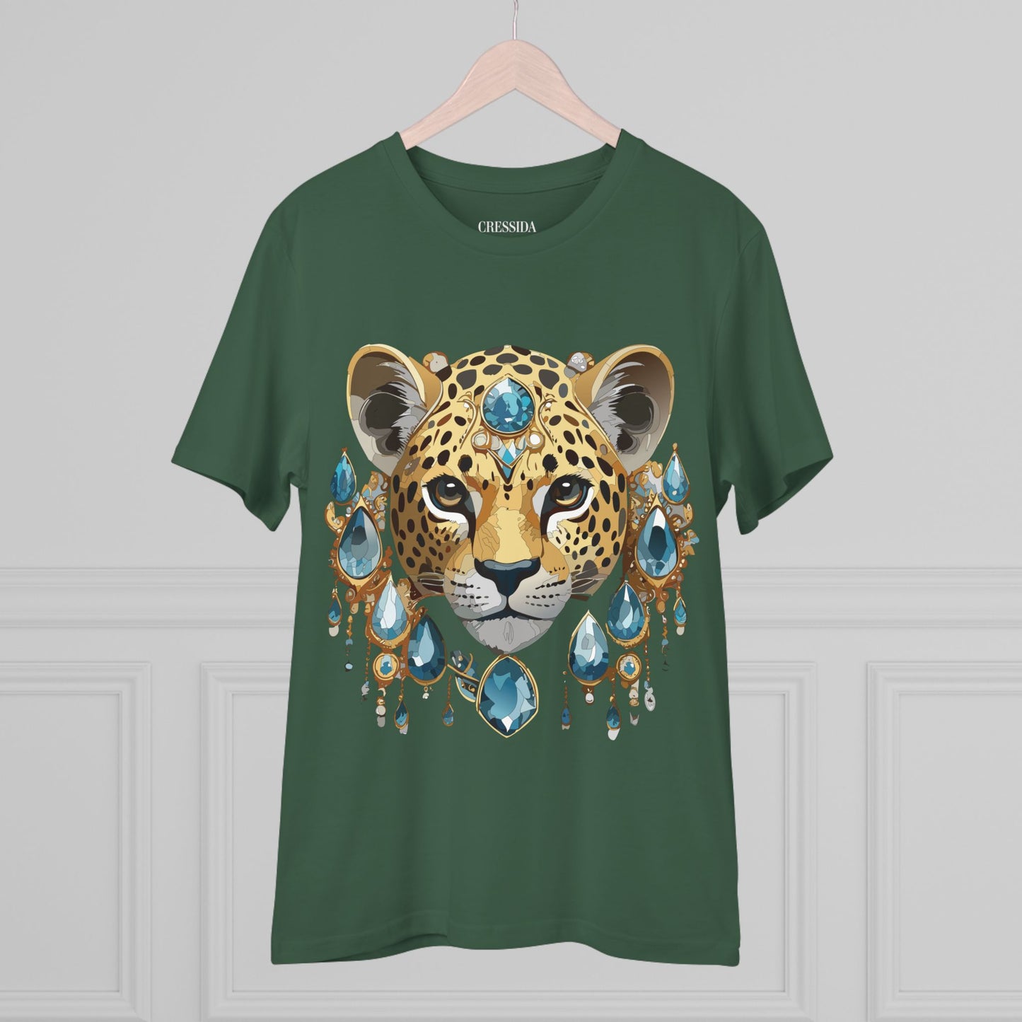 Organic T-shirt with Animals - Cheetah