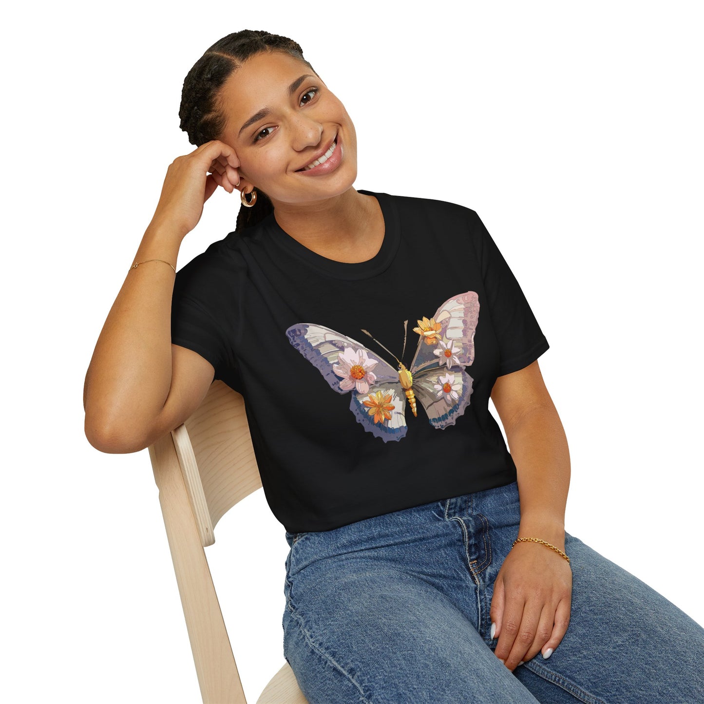 Butterfly Shirt, T Shirt with Butterfly, Monarch Shirt