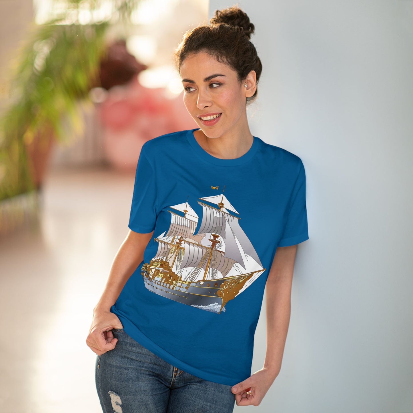 Organic T-shirt with Ship