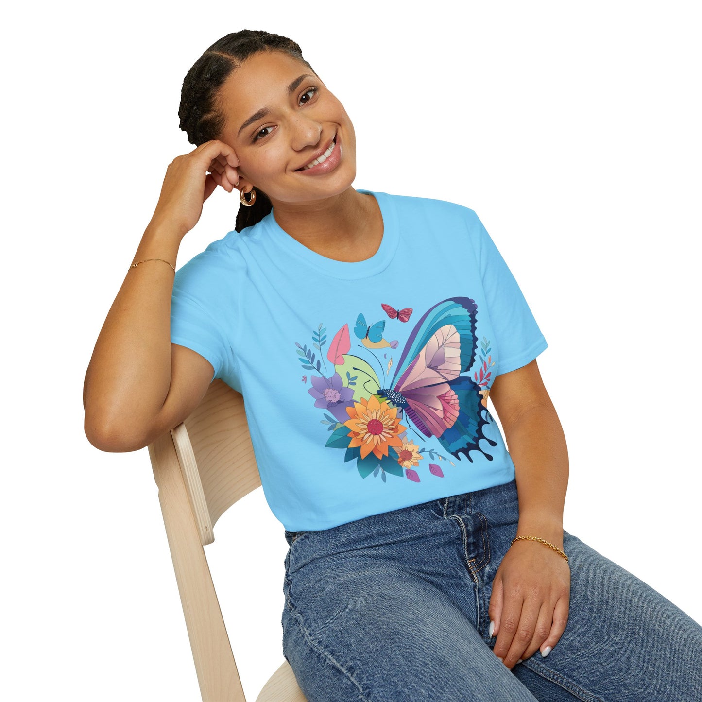 Butterfly Shirt, T Shirt with Butterfly, Monarch Shirt
