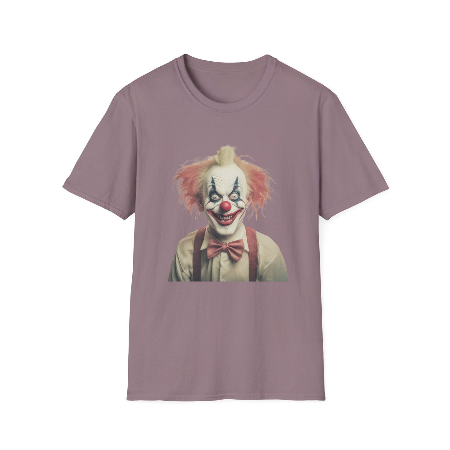 Clown Shirt, T Shirt with Clown, Funny Man Shirt, Tee Shirt with Funny Man, Circus Shirt, Shirt with Circus, Scary Man Shirt, Shirt with Scary Man