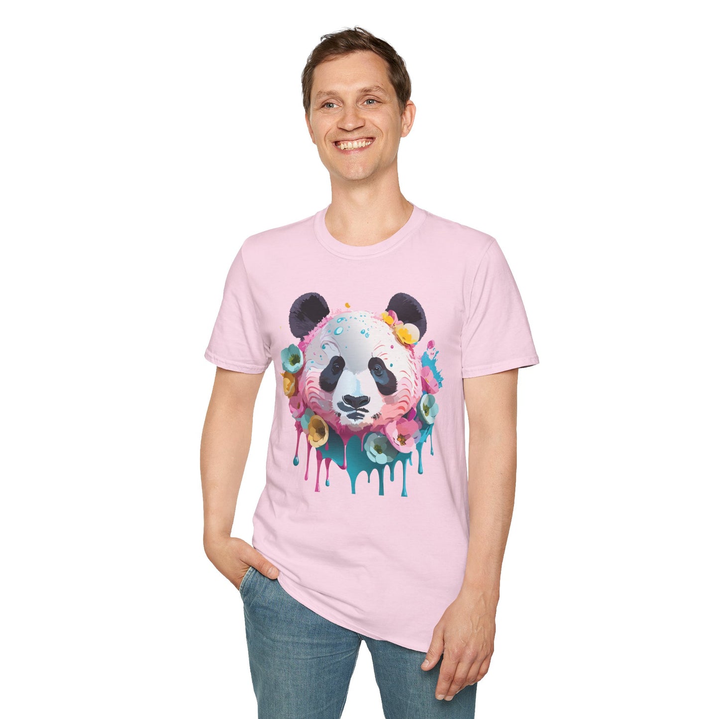 Panda Shirt, T Shirt with Panda, Animal Shirt, Tee Shirt with Animals