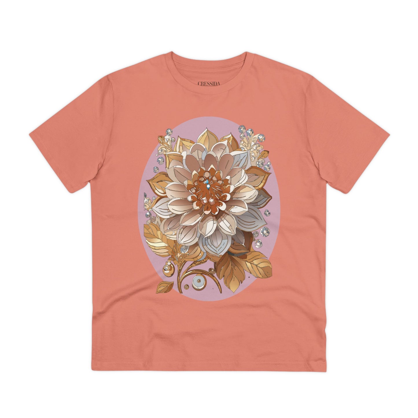 Organic T-shirt with Flower