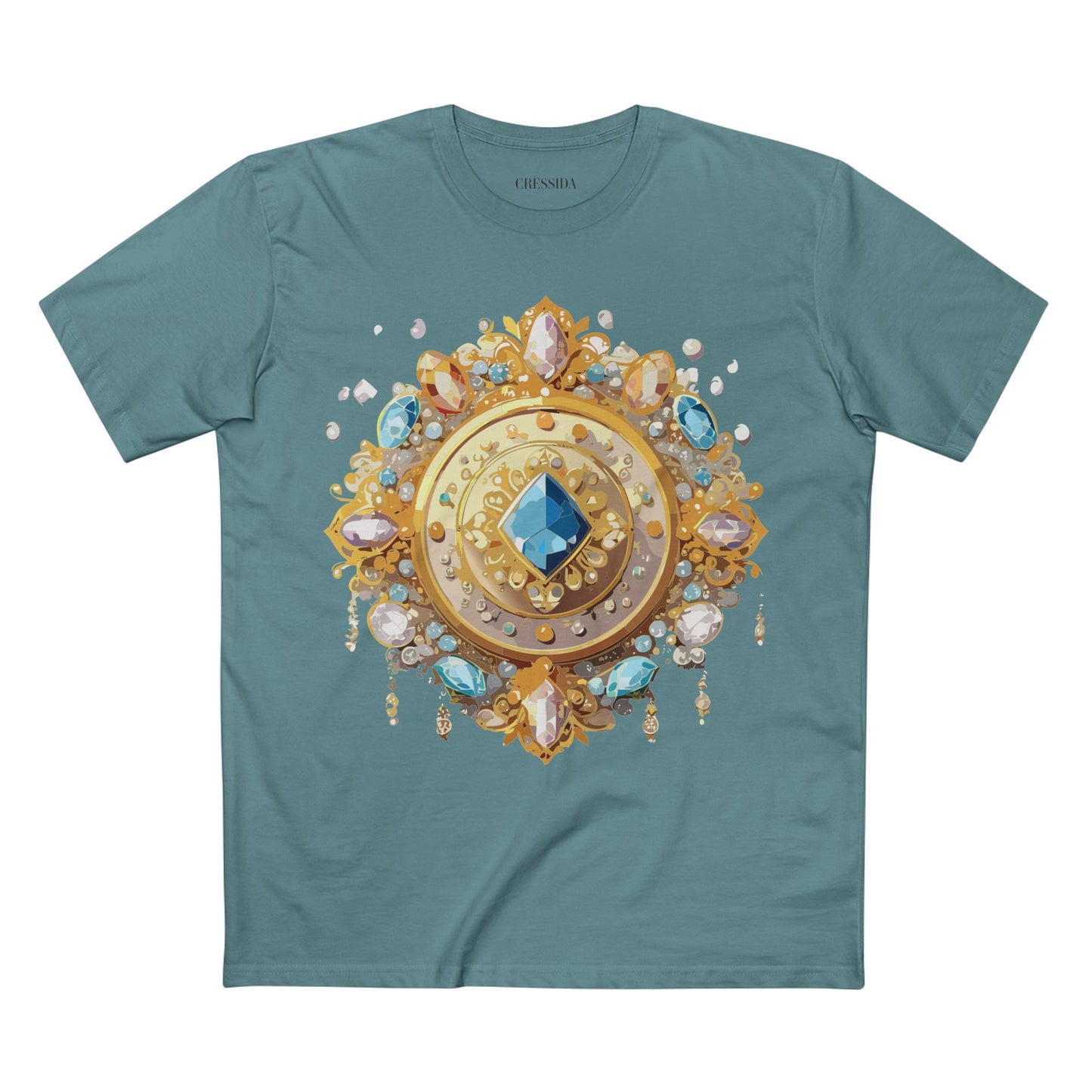 Medallion Shirt, Shirt with Medallion, Tee Shirt with Medal