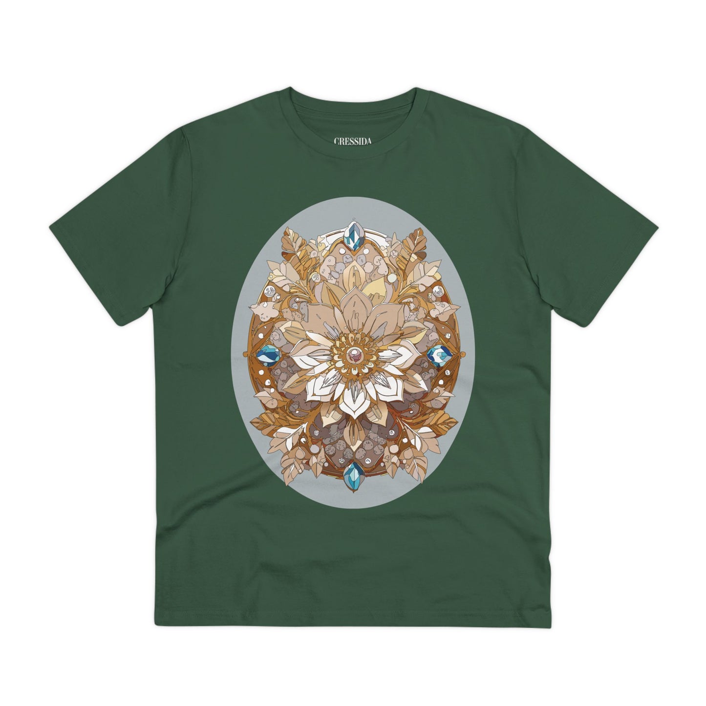 Organic T-shirt with Flower