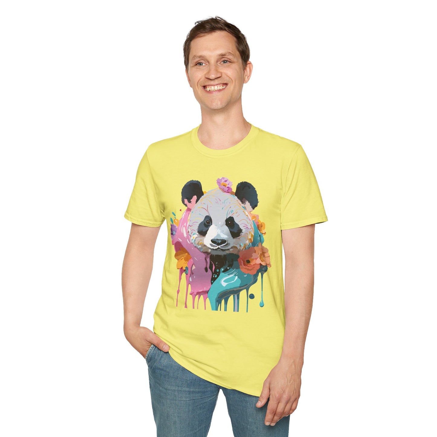 Panda Shirt, T Shirt with Panda, Animal Shirt, Tee Shirt with Animals