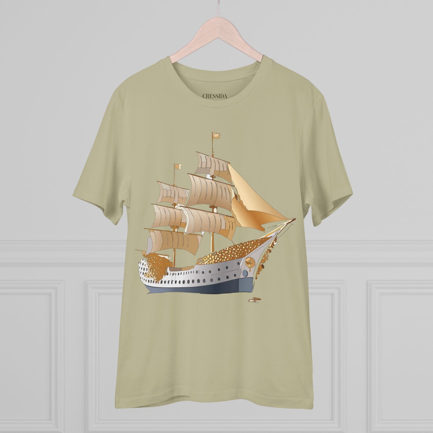 Organic T-shirt with Ship