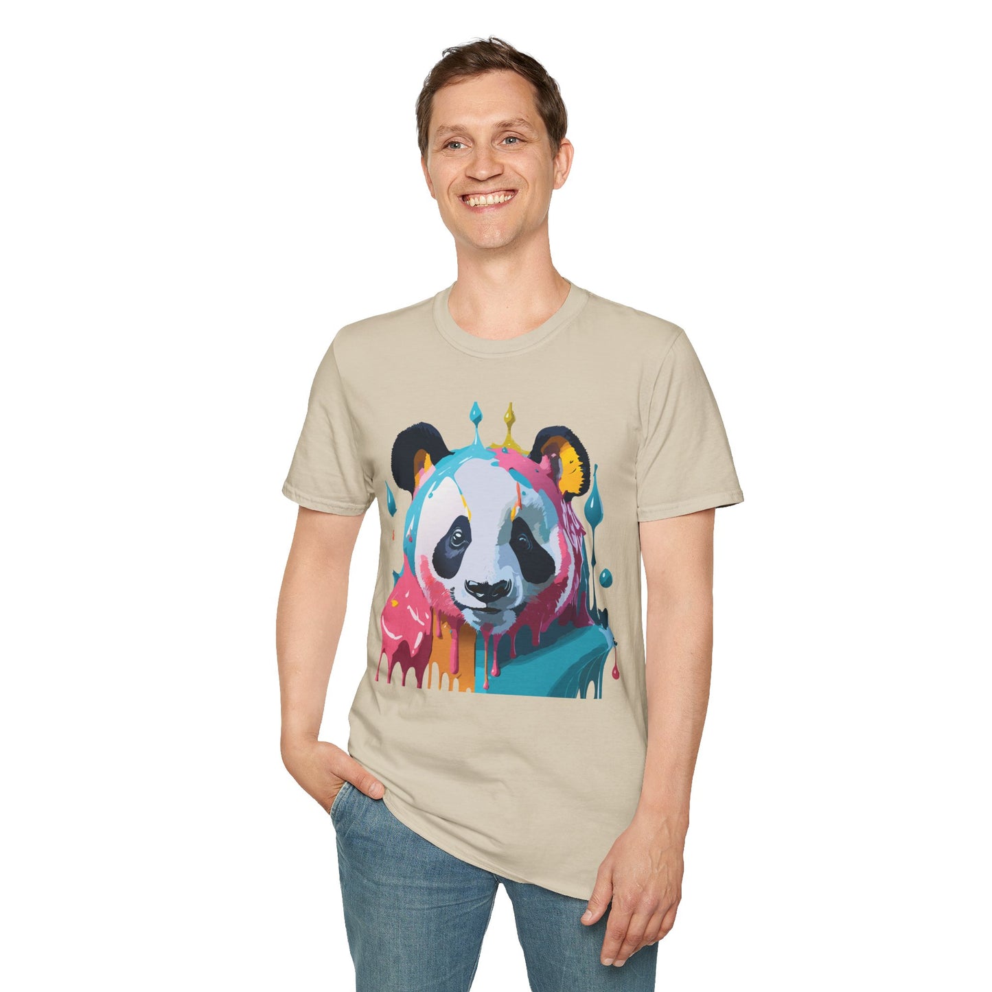 Panda Shirt, T Shirt with Panda, Animal Shirt, Tee Shirt with Animals