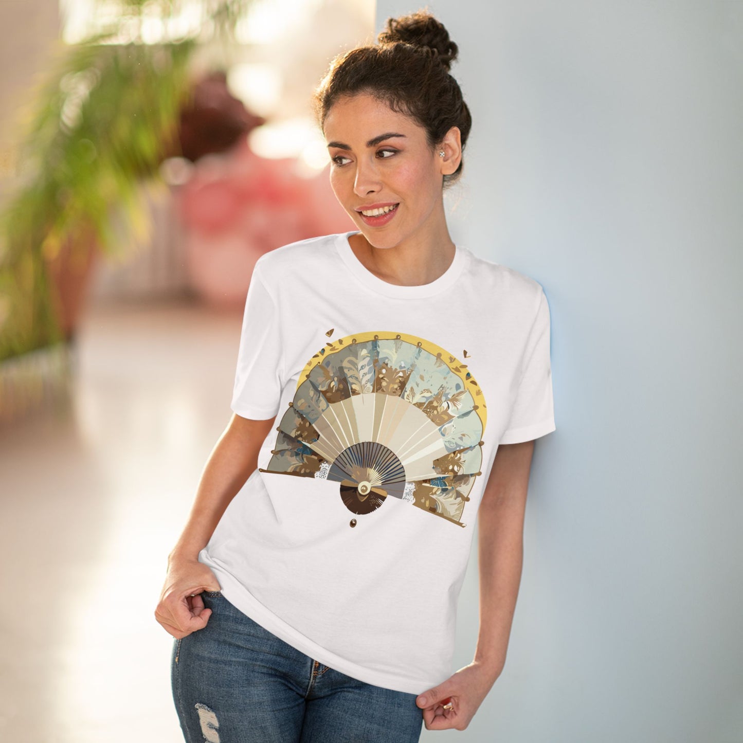 Organic T-shirt with Fan