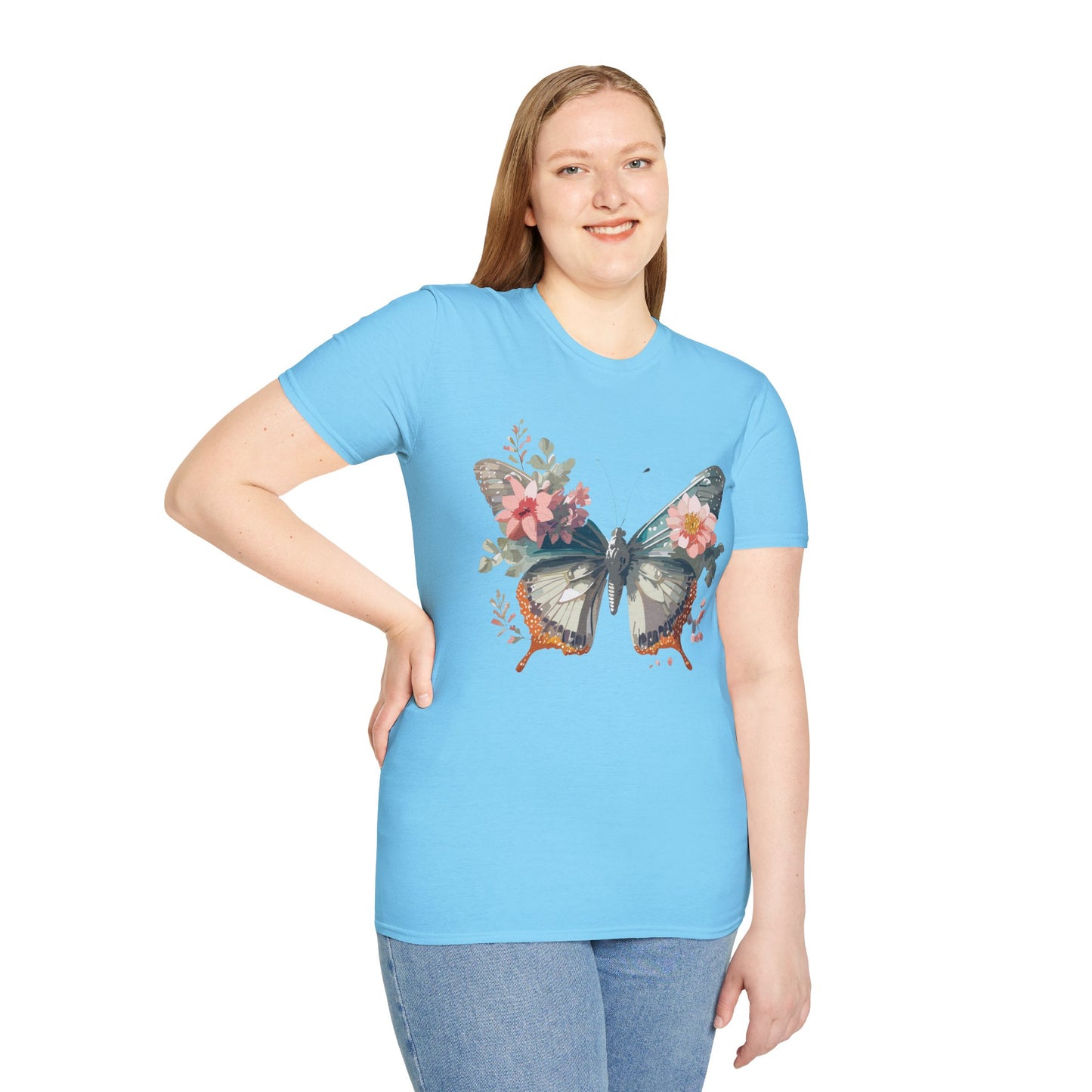 Butterfly Shirt, T Shirt with Butterfly, Monarch Shirt
