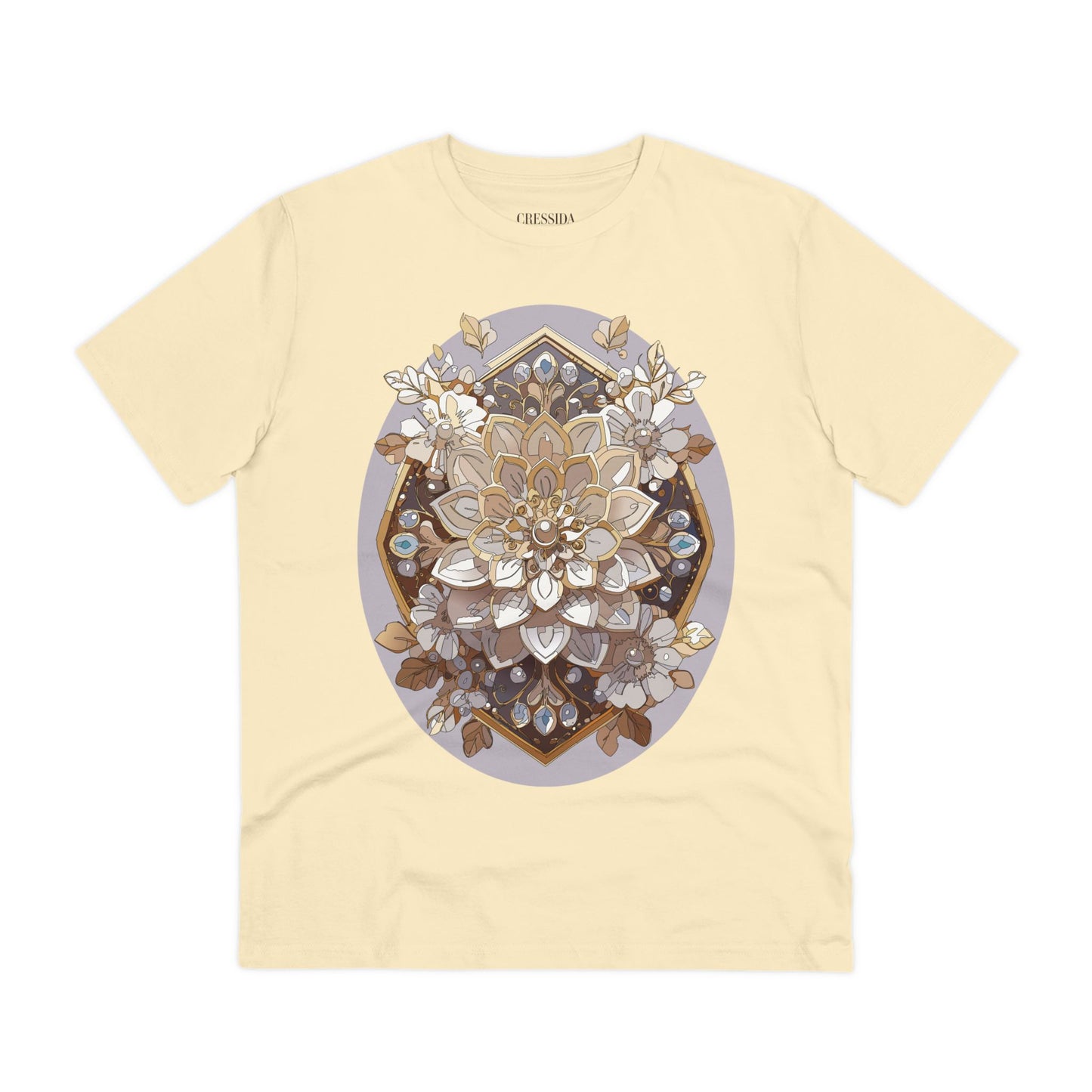 Organic T-shirt with Flower