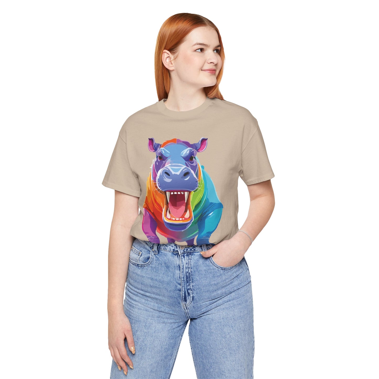 Unisex Animal Shirt, Tee Shirt with Animals, Art Design Tee Shirt, Wild Animals Shirt