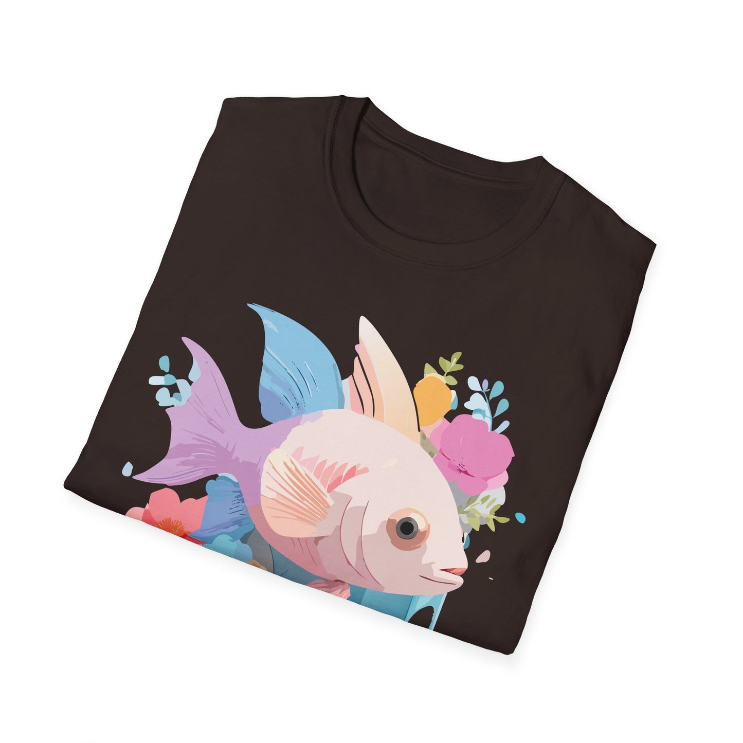 Fish Art Design Shirt, T Shirt with Fish, Graphic Shirt, Tee Shirt with Graphic Design, Shirt with Fish Graphic Art