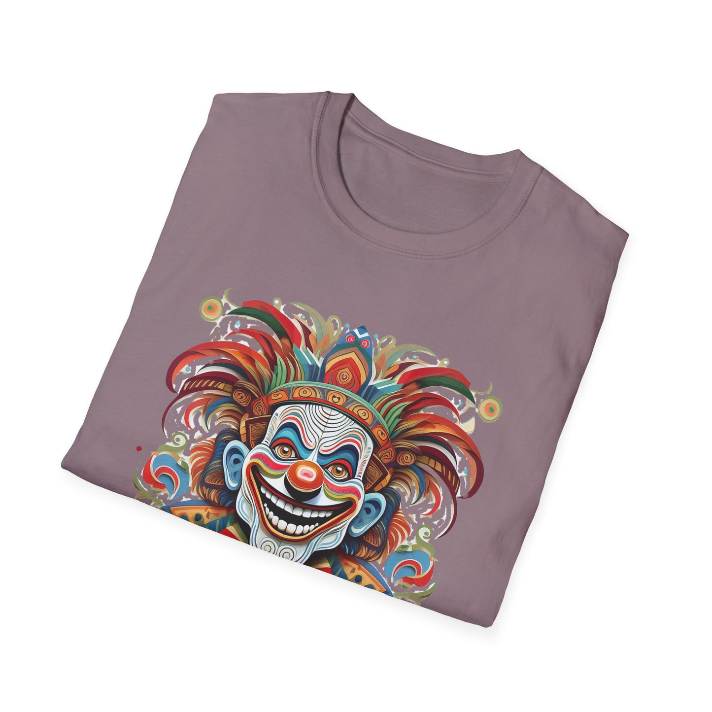 Clown Shirt, T Shirt with Clown, Funny Man Shirt, Tee Shirt with Funny Man, Circus Shirt, Shirt with Circus, Scary Man Shirt, Shirt with Scary Man