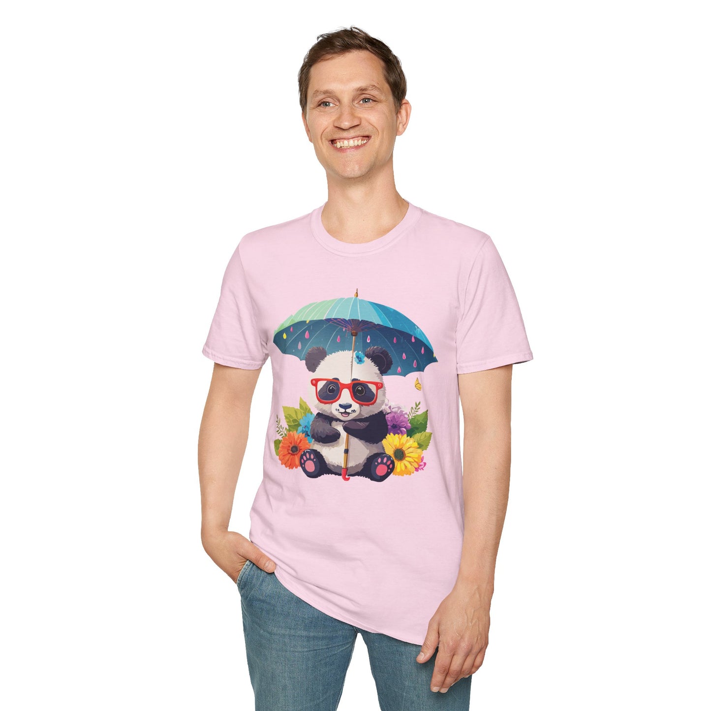 Panda Shirt, T Shirt with Panda, Animal Shirt, Tee Shirt with Animals