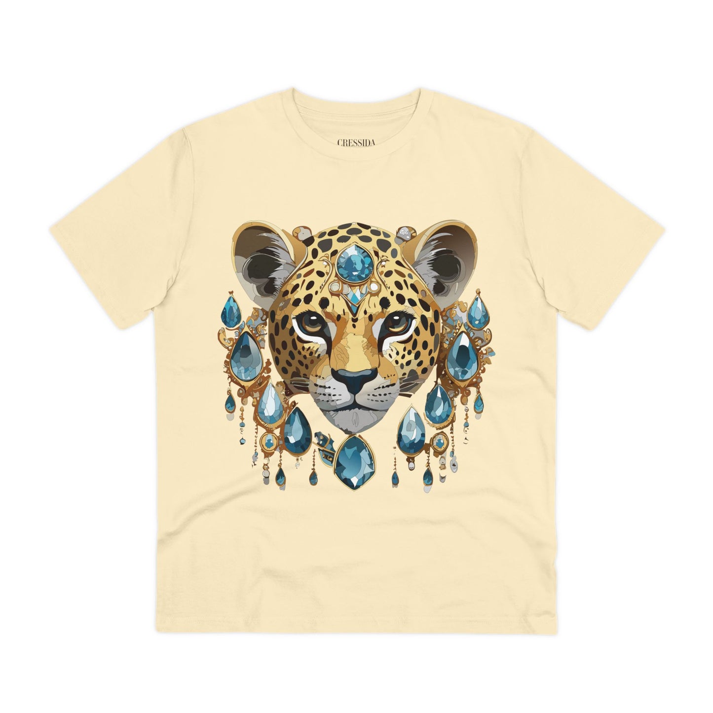 Organic T-shirt with Animals - Cheetah