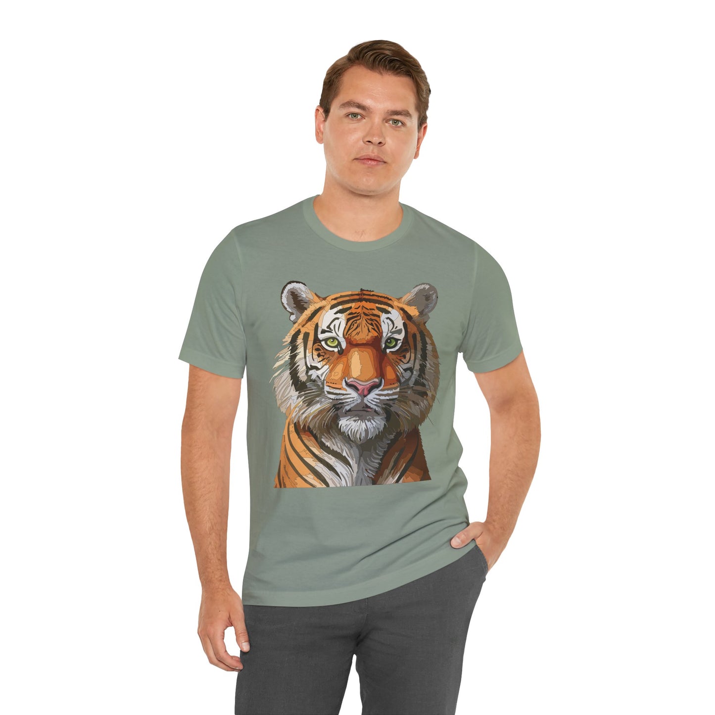 Unisex Animal Shirt, Tee Shirt with Animals, Art Design Tee Shirt, Wild Animals Shirt