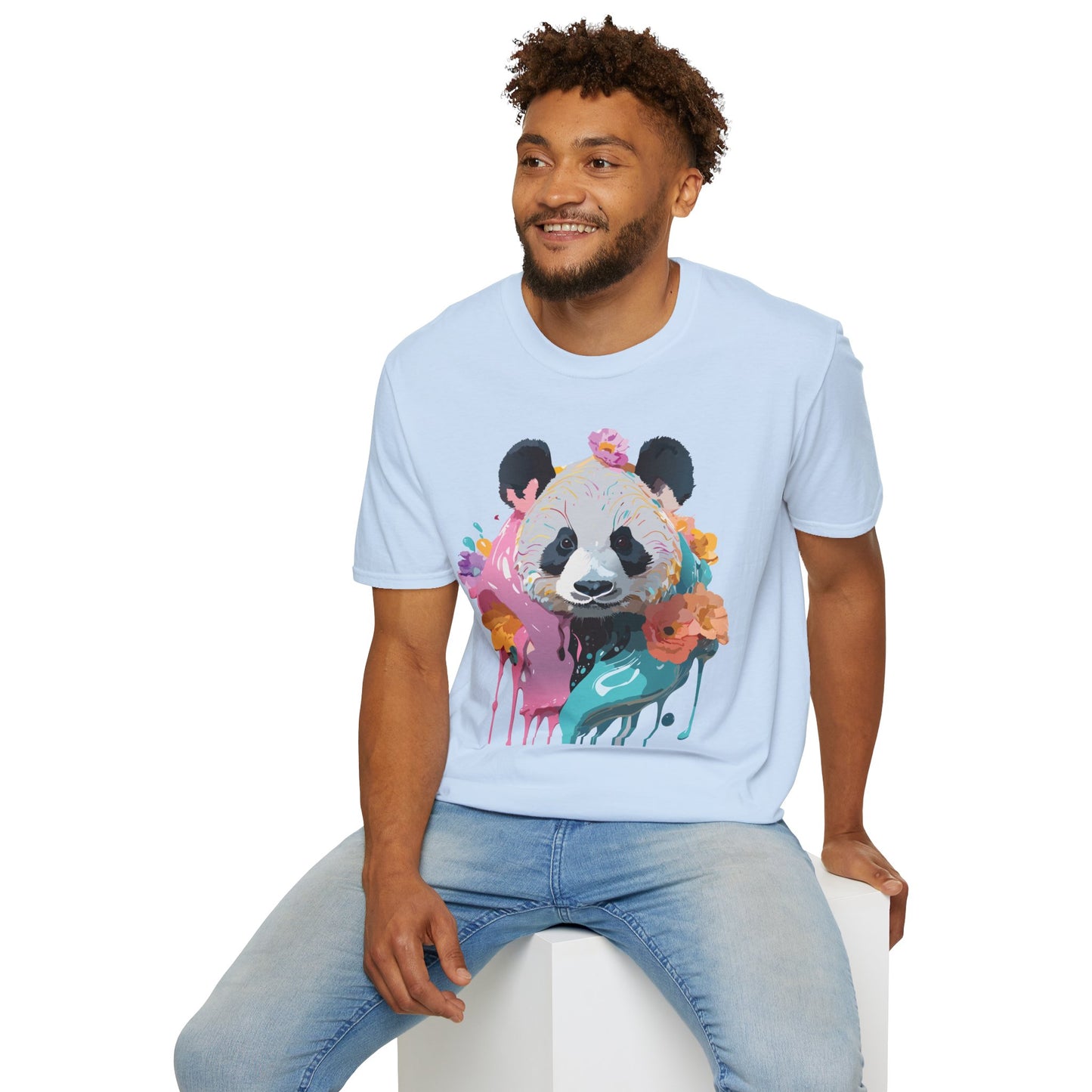 Panda Shirt, T Shirt with Panda, Animal Shirt, Tee Shirt with Animals