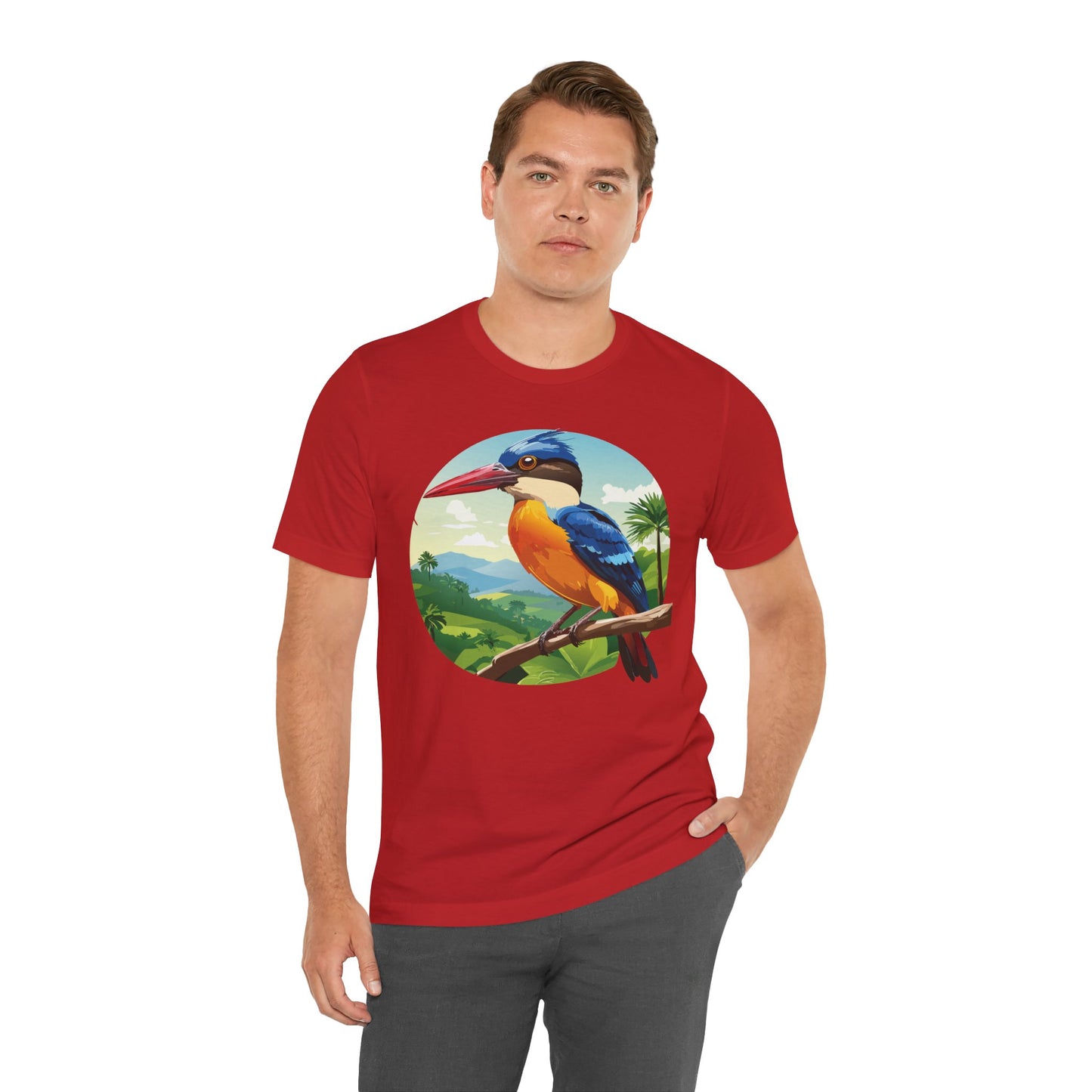 Unisex Animal Shirt, Tee Shirt with Animals, Art Design Tee Shirt, Wild Animals Shirt