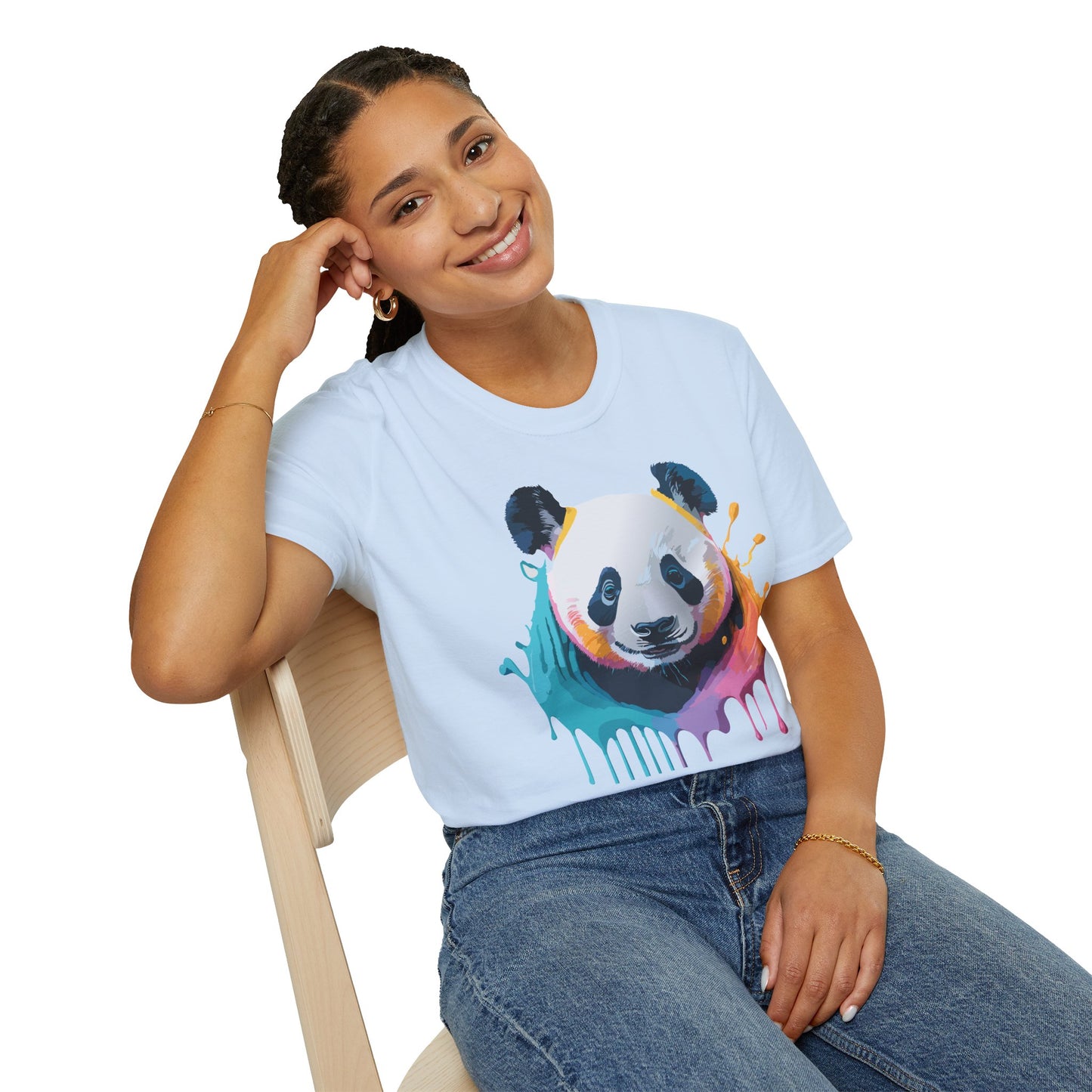 Panda Shirt, T Shirt with Panda, Animal Shirt, Tee Shirt with Animals
