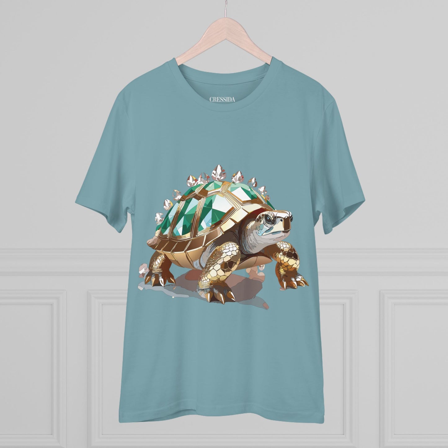 Organic T-shirt with Animals - Turtle