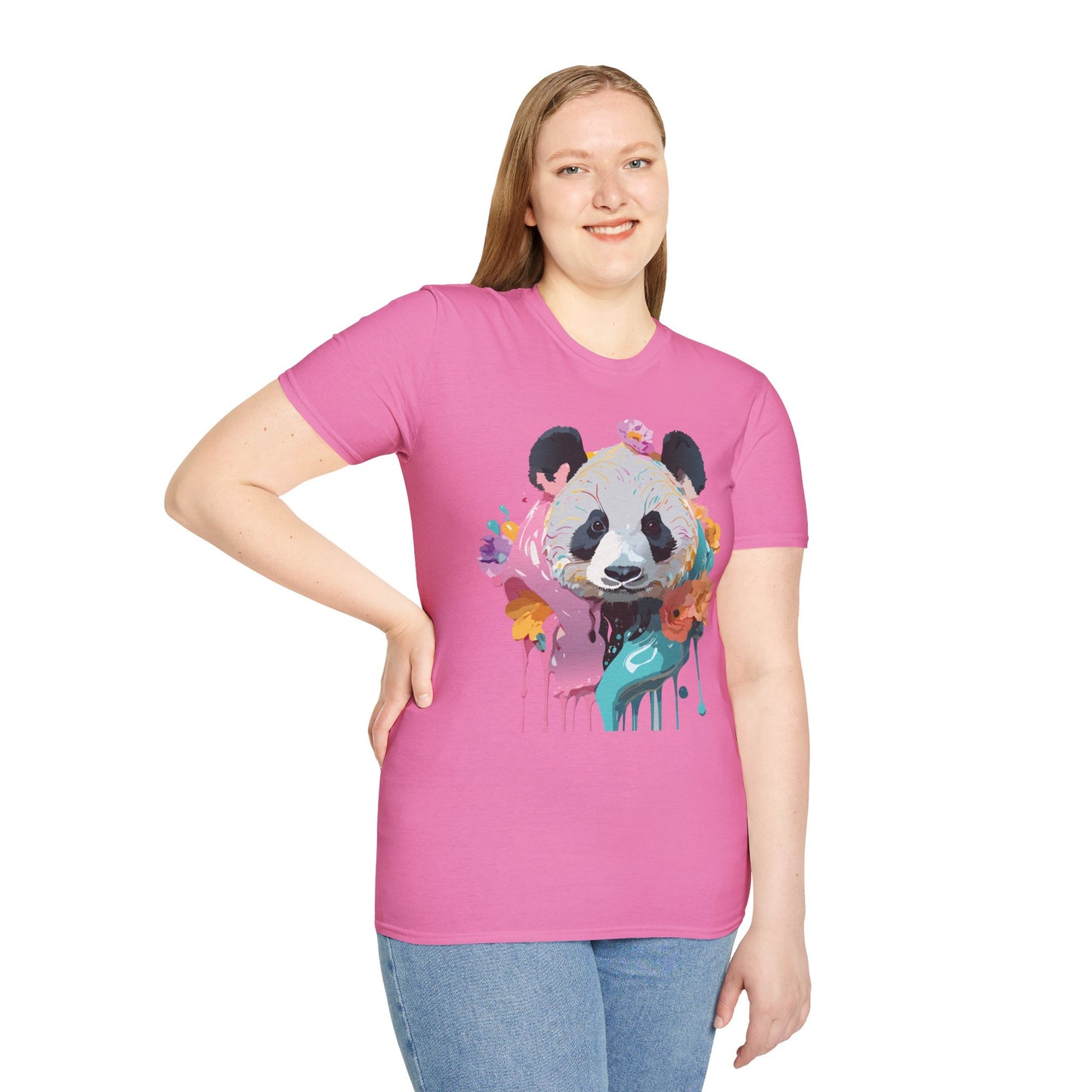 Panda Shirt, T Shirt with Panda, Animal Shirt, Tee Shirt with Animals