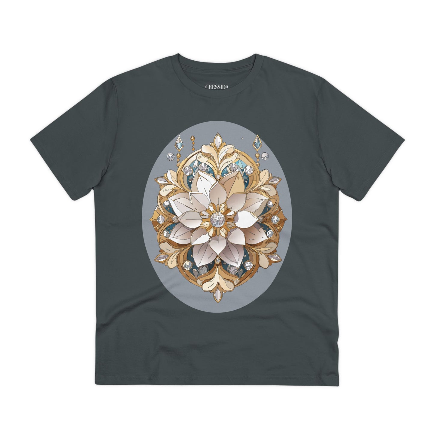 Organic T-shirt with Flower