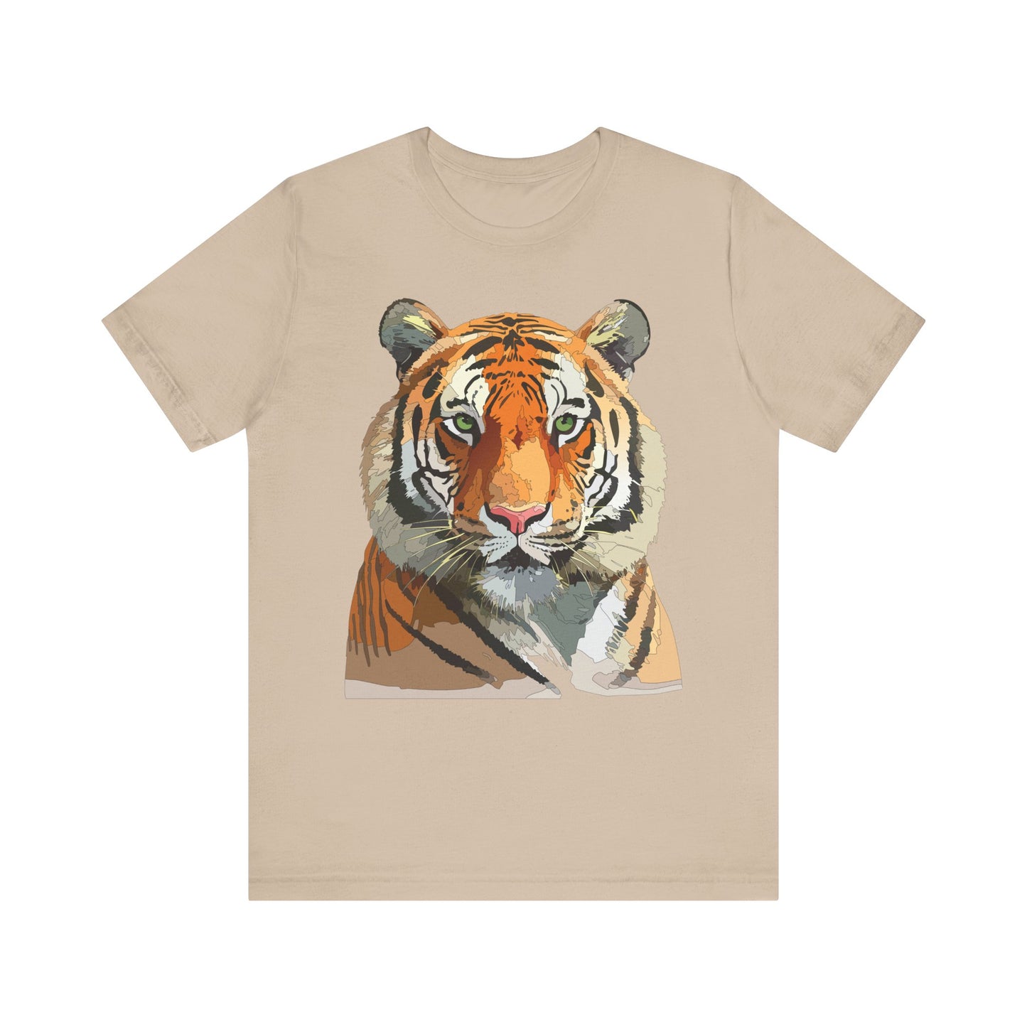 Unisex Animal Shirt, Tee Shirt with Animals, Art Design Tee Shirt, Wild Animals Shirt
