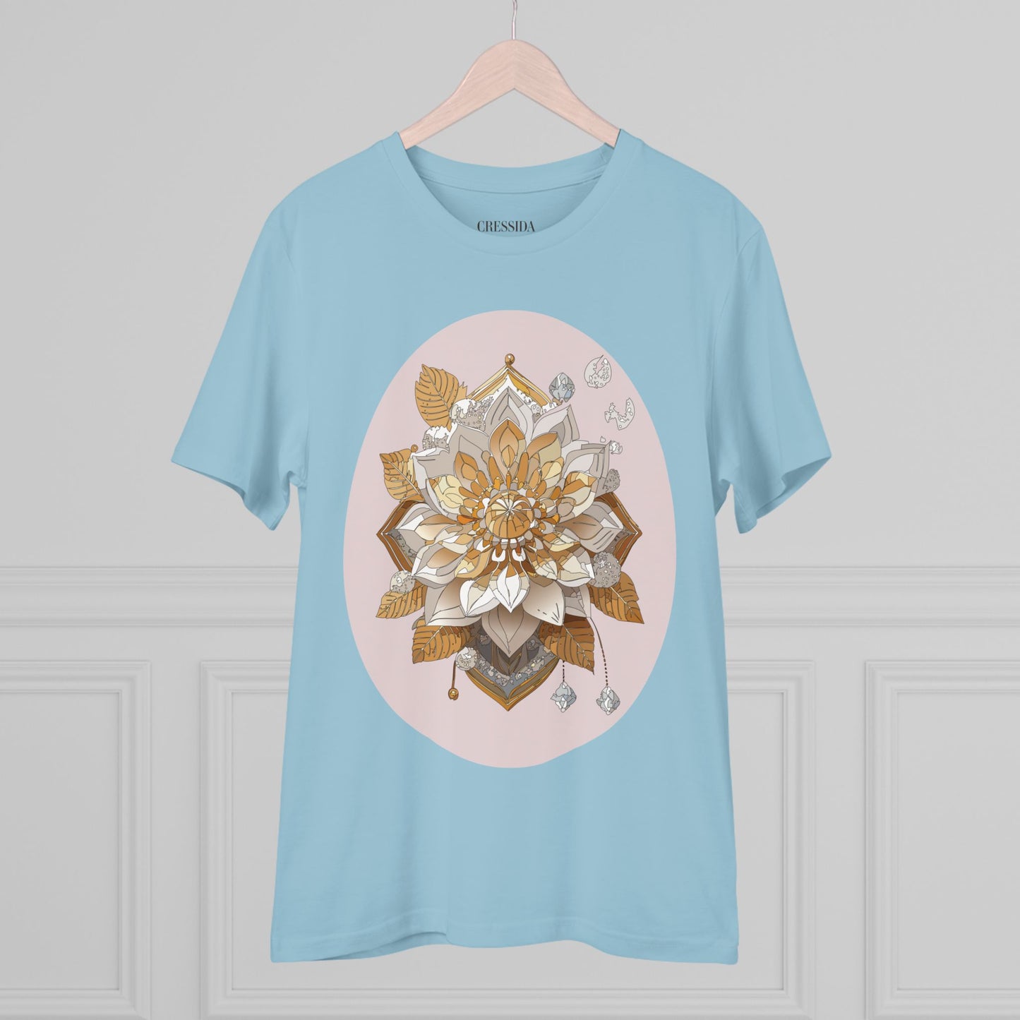 Organic T-shirt with Flower