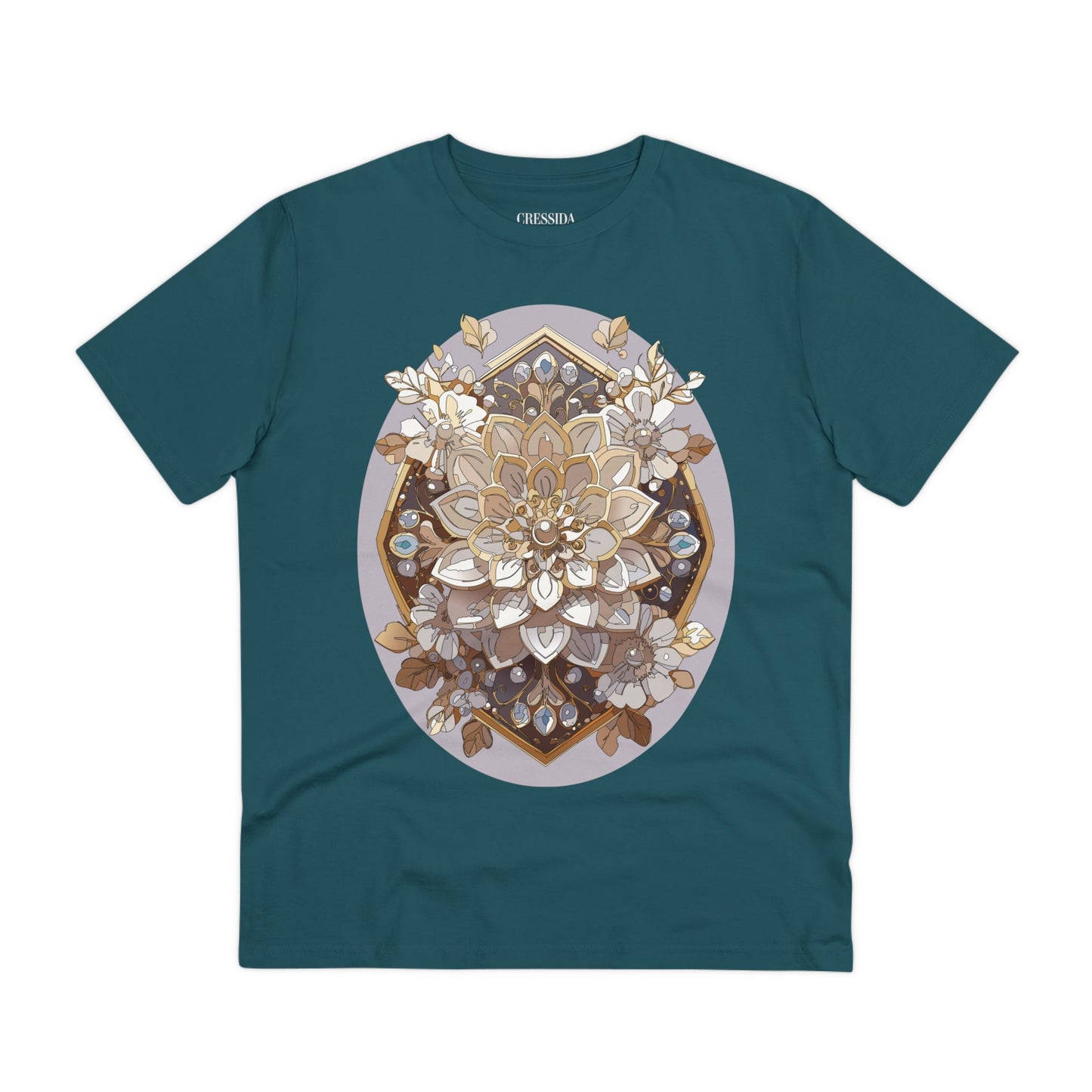 Organic T-shirt with Flower