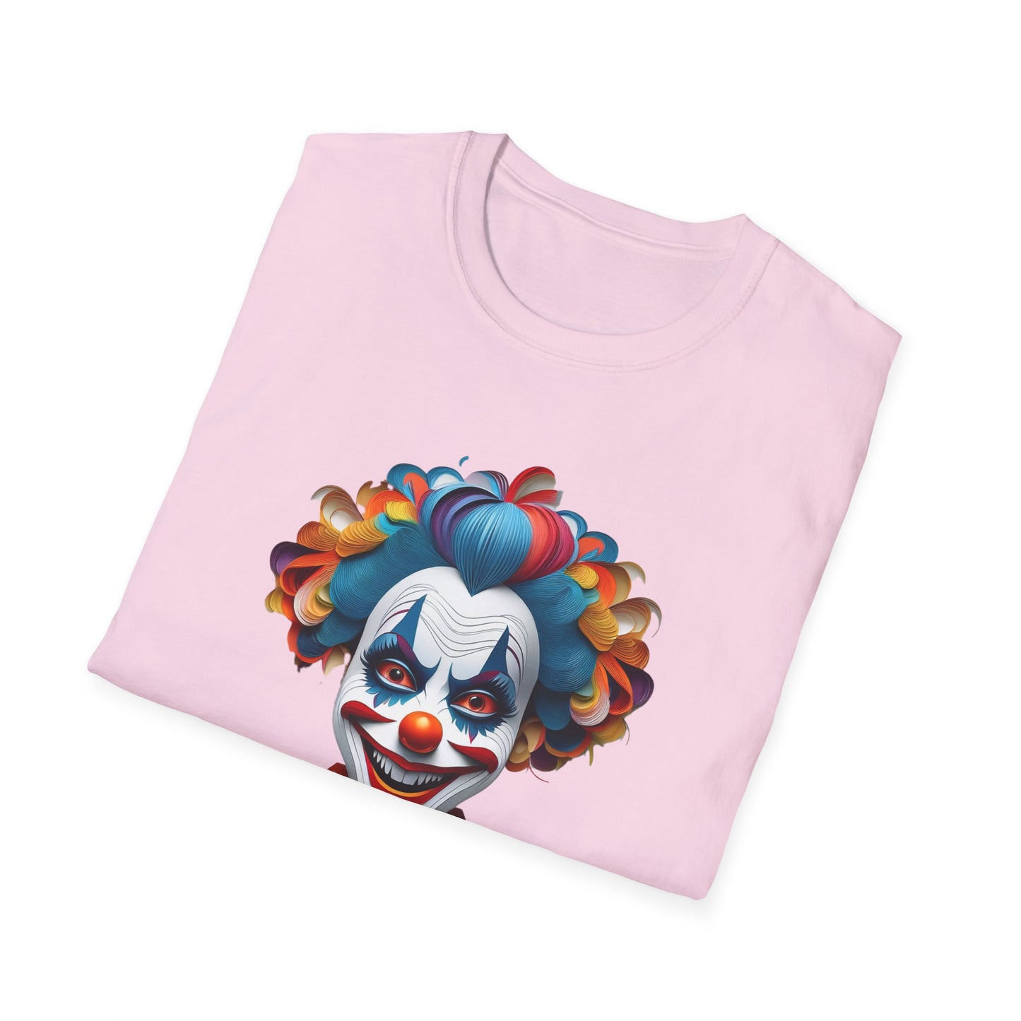 Clown Shirt, T Shirt with Clown, Funny Man Shirt, Tee Shirt with Funny Man, Circus Shirt, Shirt with Circus, Scary Man Shirt, Shirt with Scary Man