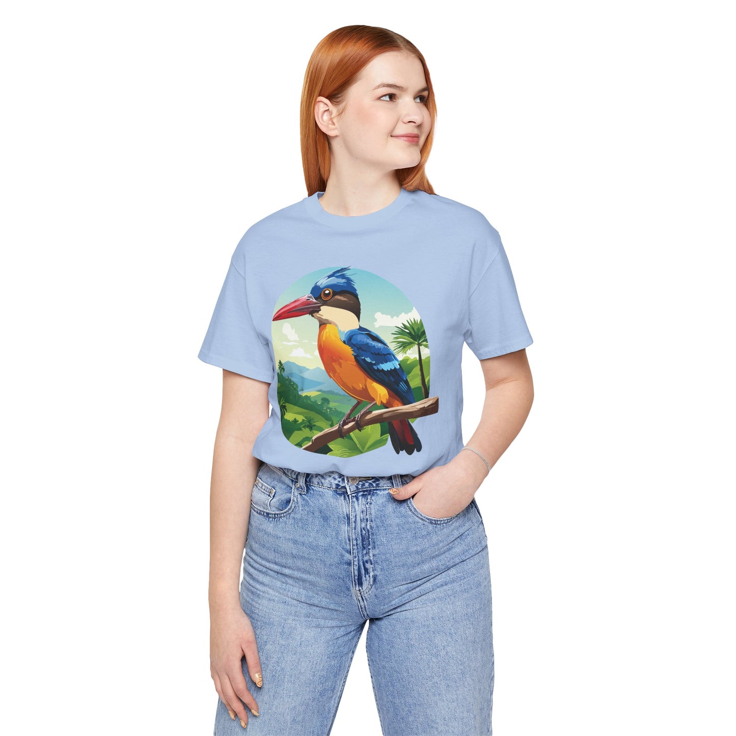 Unisex Animal Shirt, Tee Shirt with Animals, Art Design Tee Shirt, Wild Animals Shirt