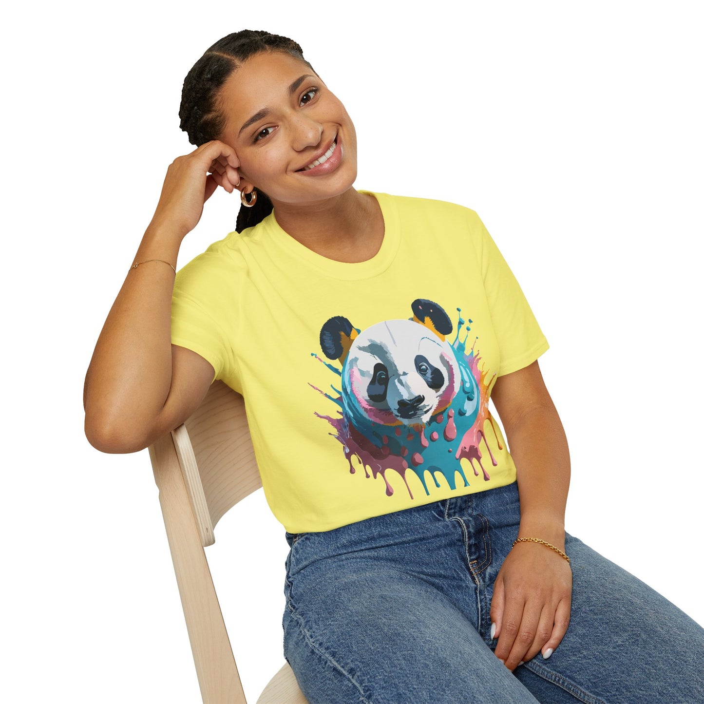 Panda Shirt, T Shirt with Panda, Animal Shirt, Tee Shirt with Animals