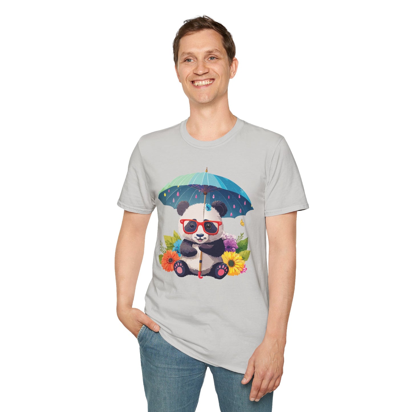 Panda Shirt, T Shirt with Panda, Animal Shirt, Tee Shirt with Animals