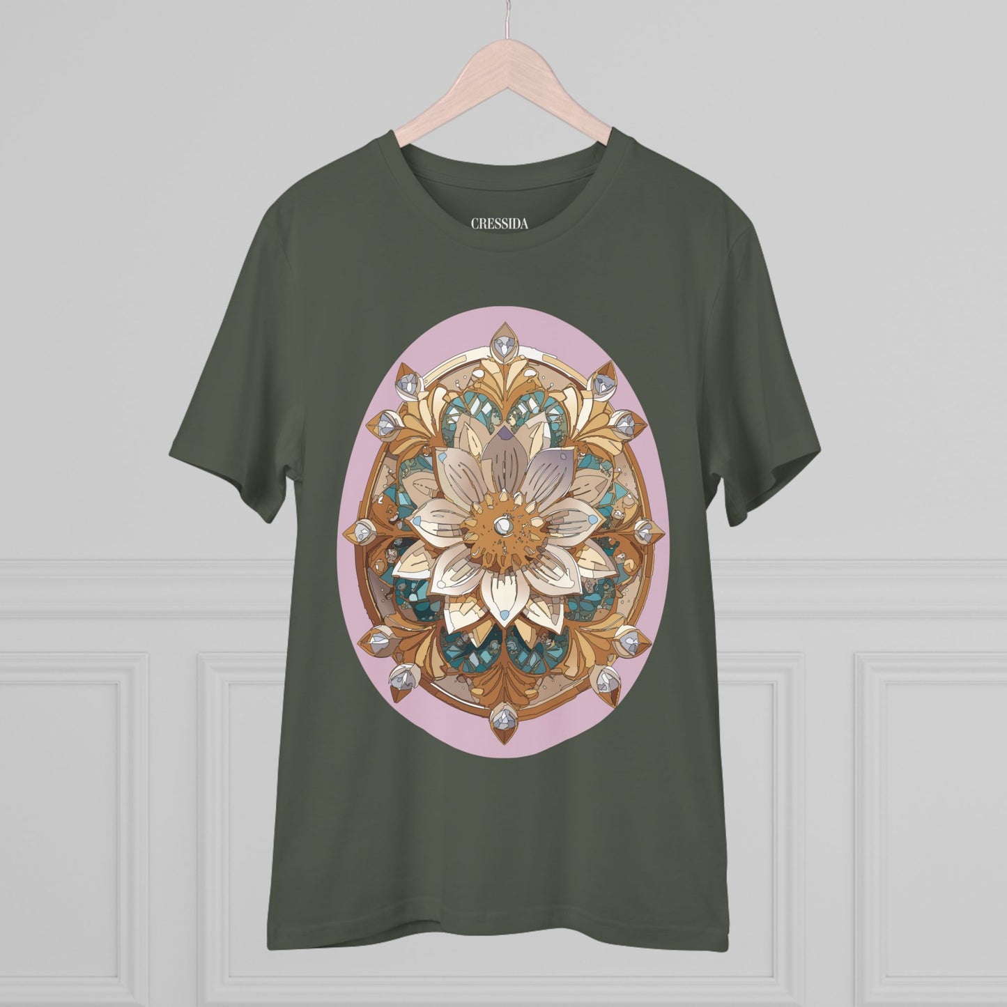 Organic T-shirt with Flower