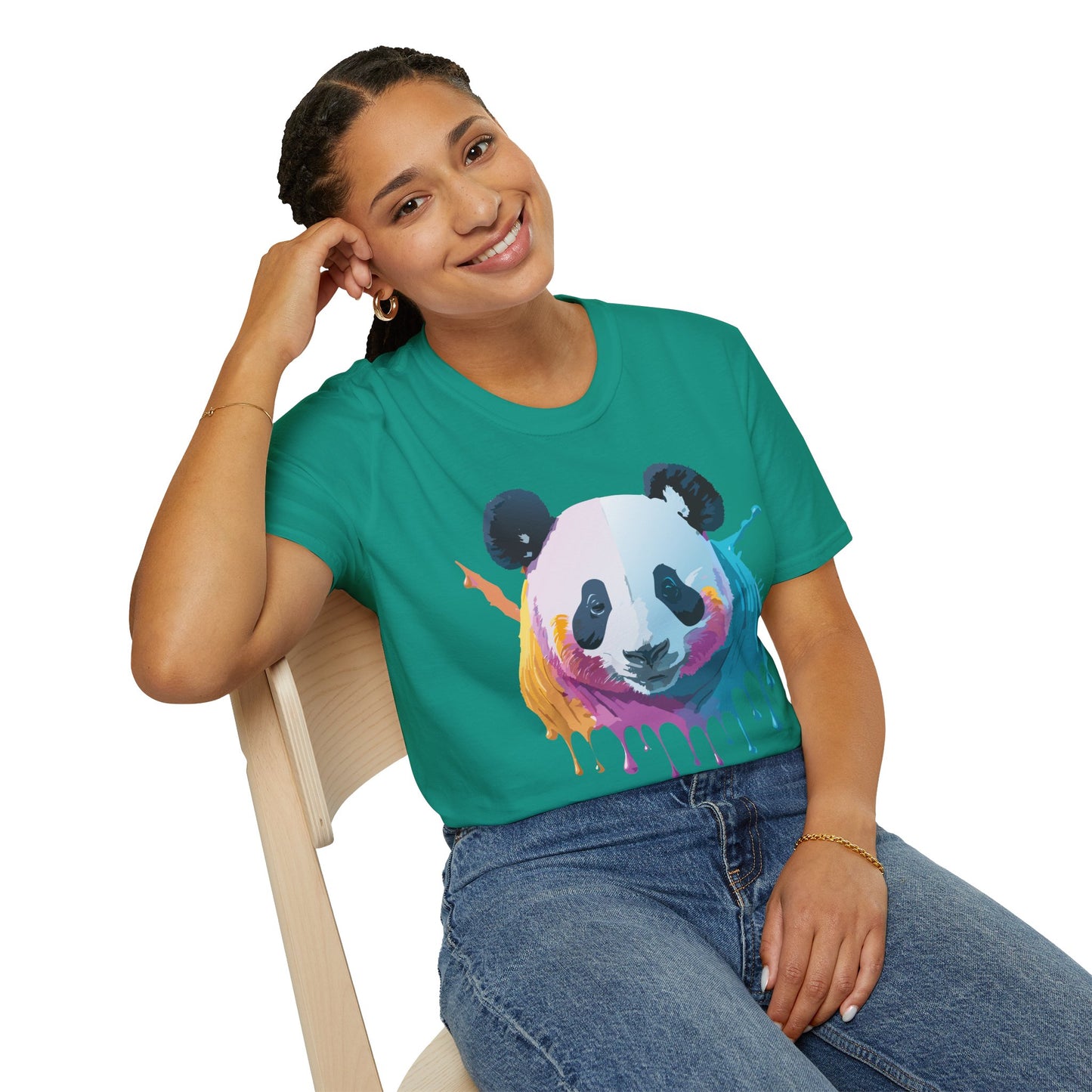 Panda Shirt, T Shirt with Panda, Animal Shirt, Tee Shirt with Animals