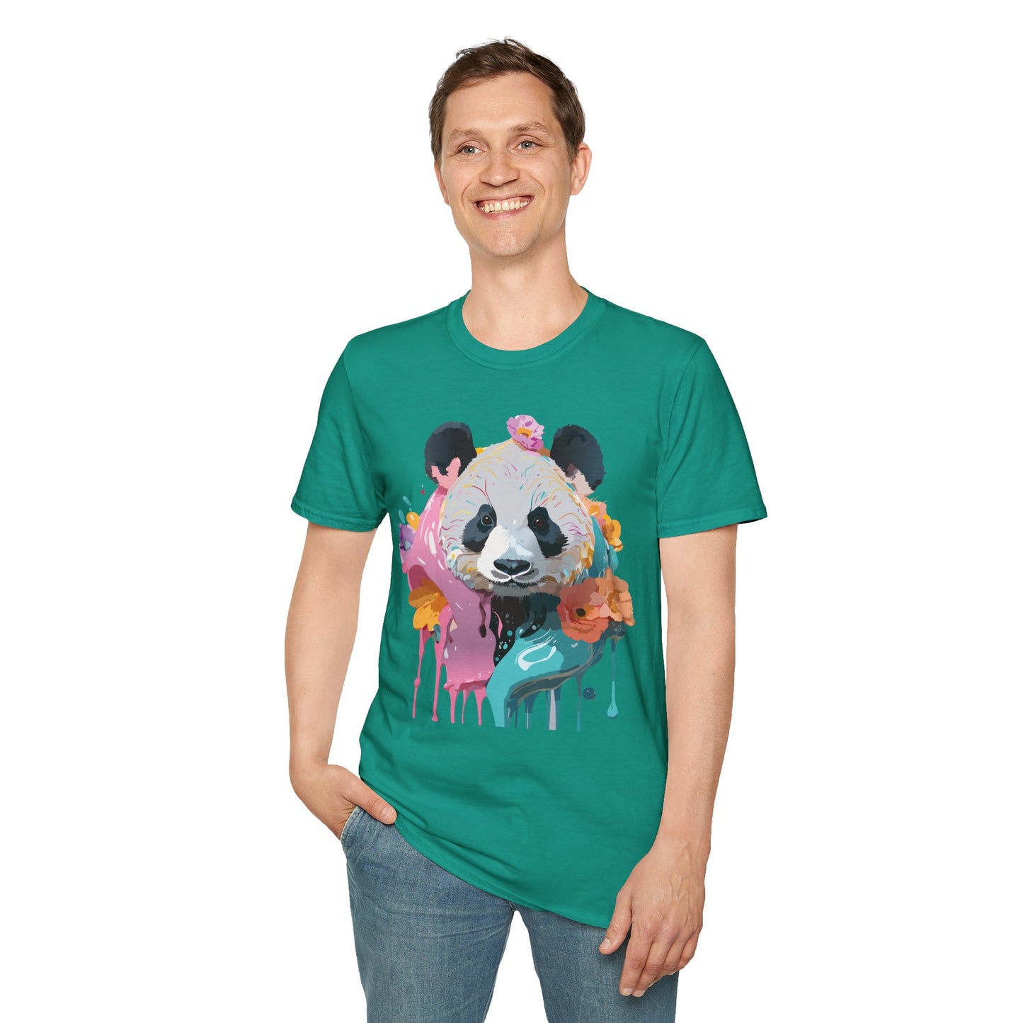 Panda Shirt, T Shirt with Panda, Animal Shirt, Tee Shirt with Animals