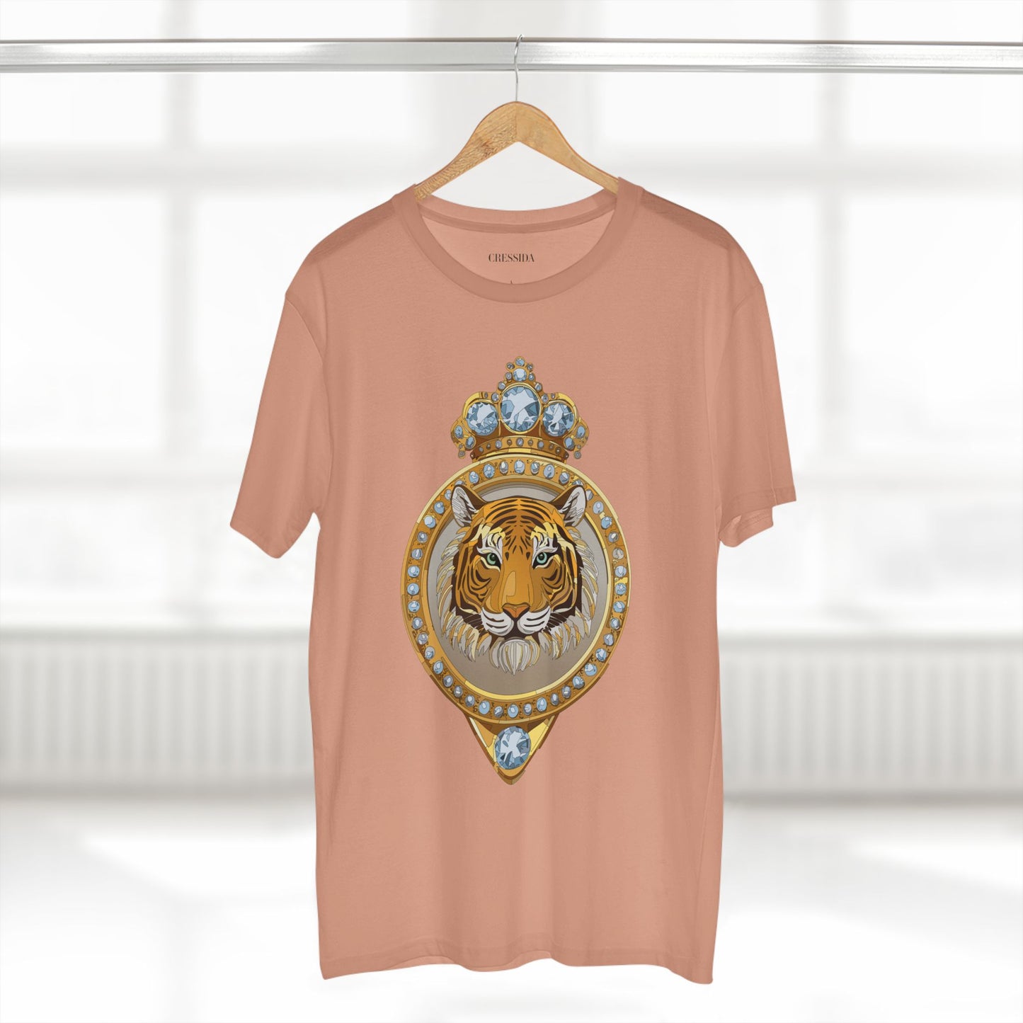 Unisex Antique Animal Medallion Premium Cotton Tee Shirt Artwork Edition