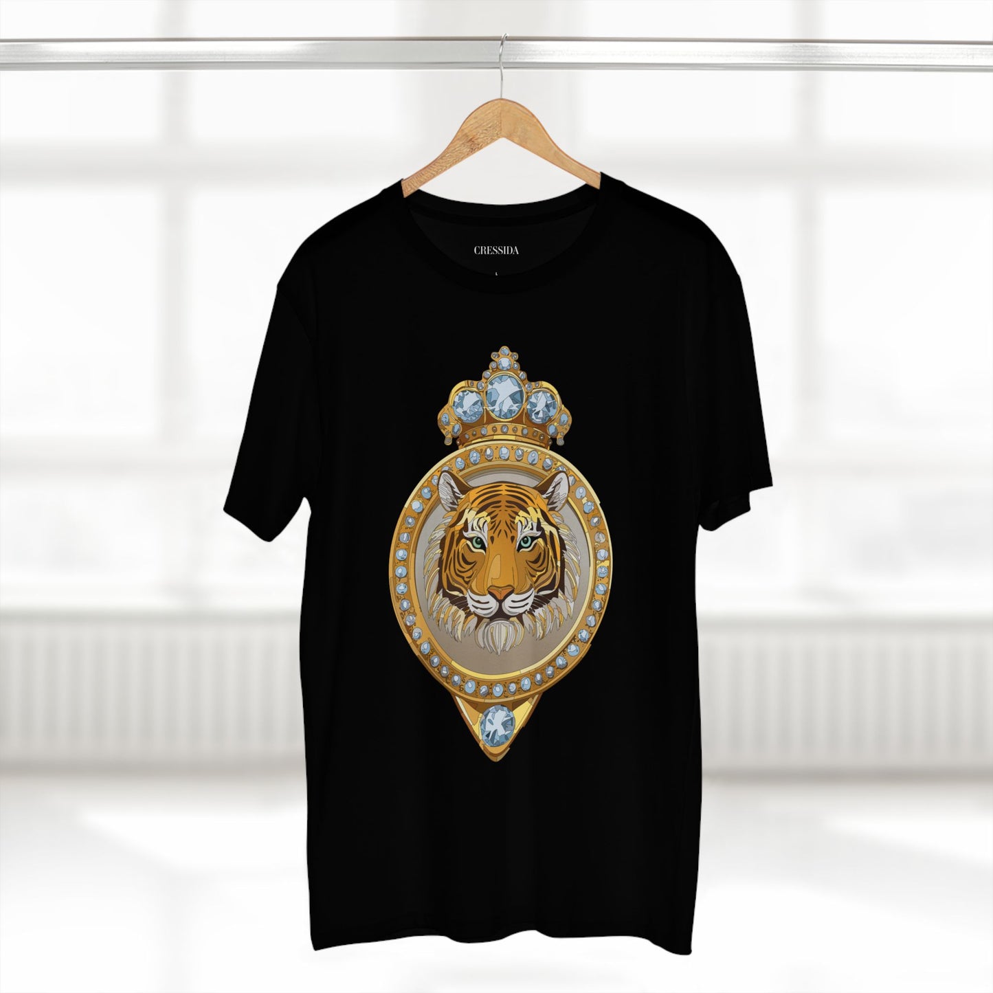 Unisex Antique Animal Medallion Premium Cotton Tee Shirt Artwork Edition