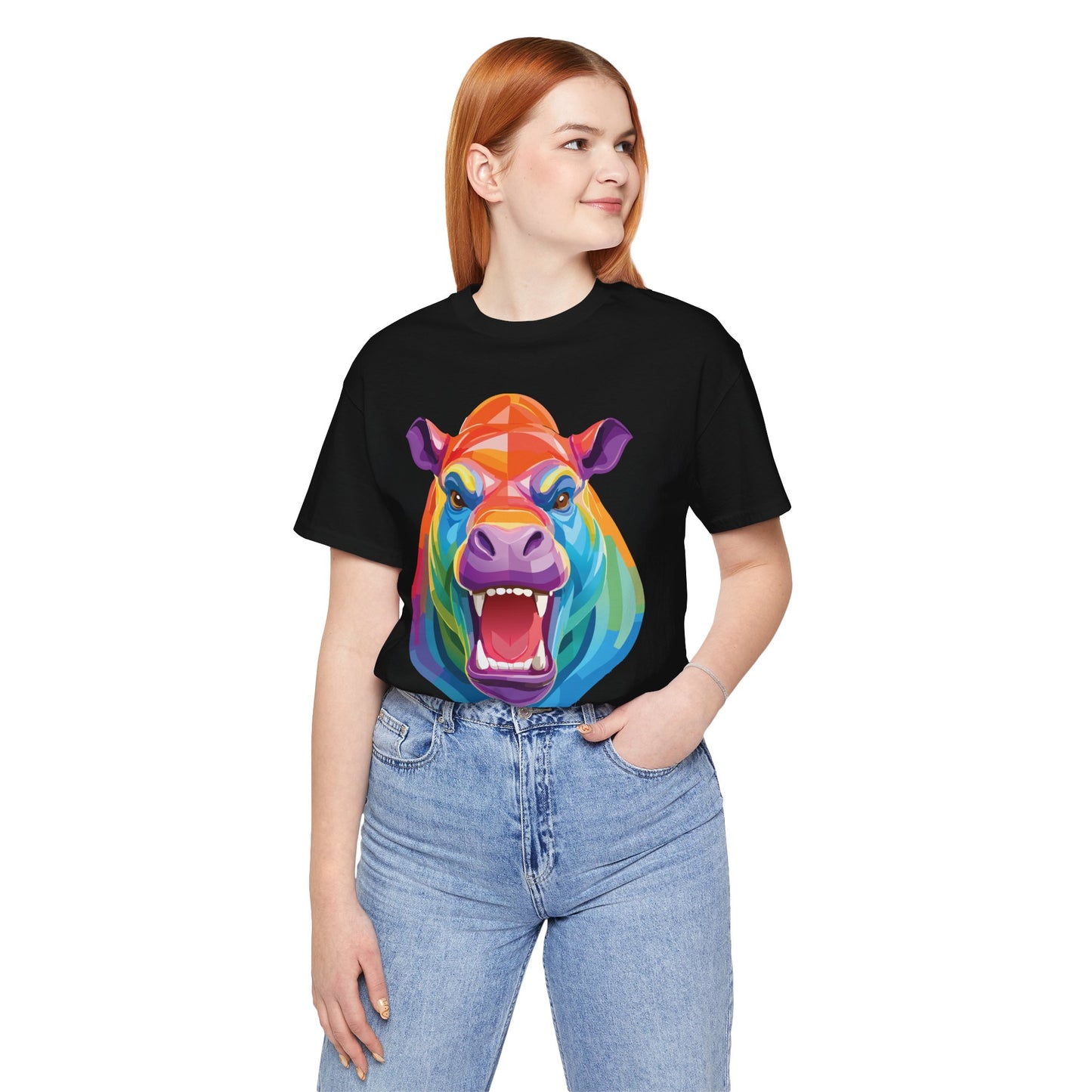 Unisex Animal Shirt, Tee Shirt with Animals, Art Design Tee Shirt, Wild Animals Shirt