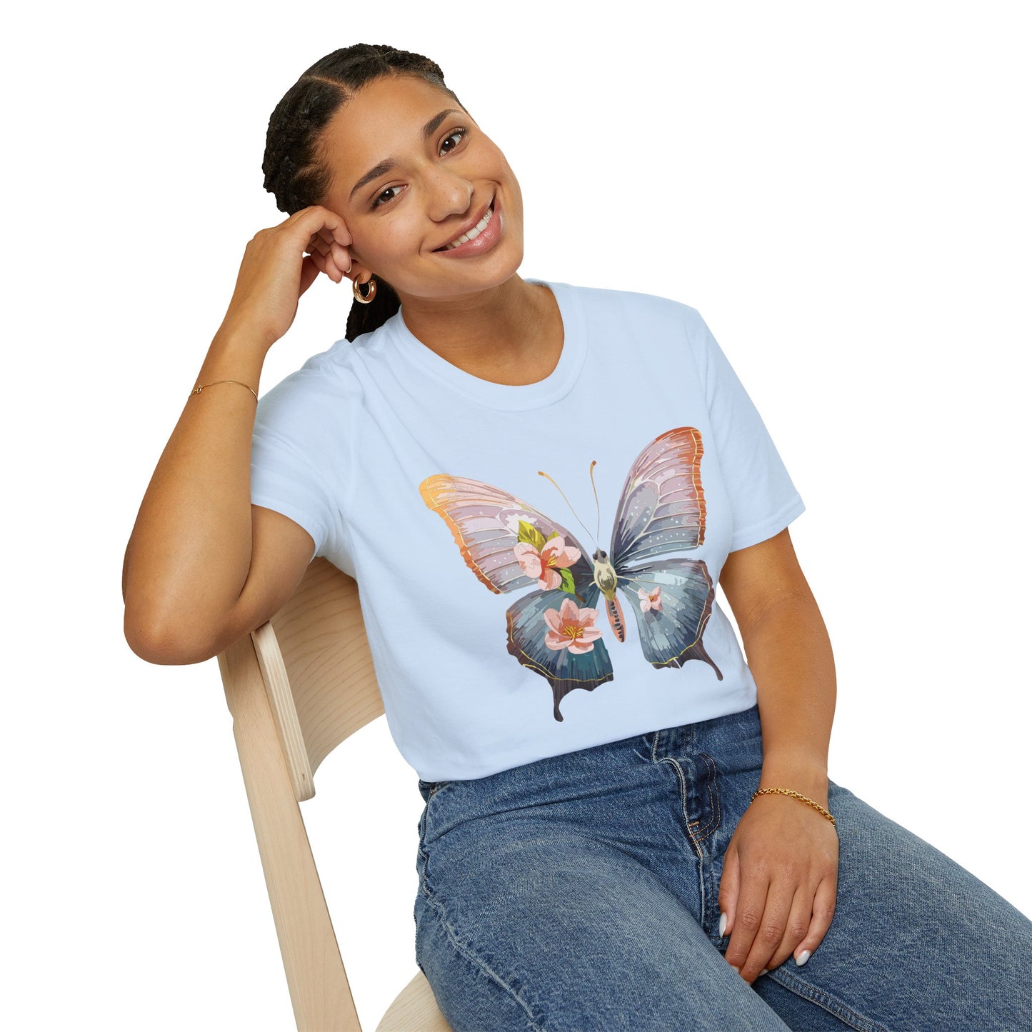 Butterfly Shirt, T Shirt with Butterfly, Monarch Shirt