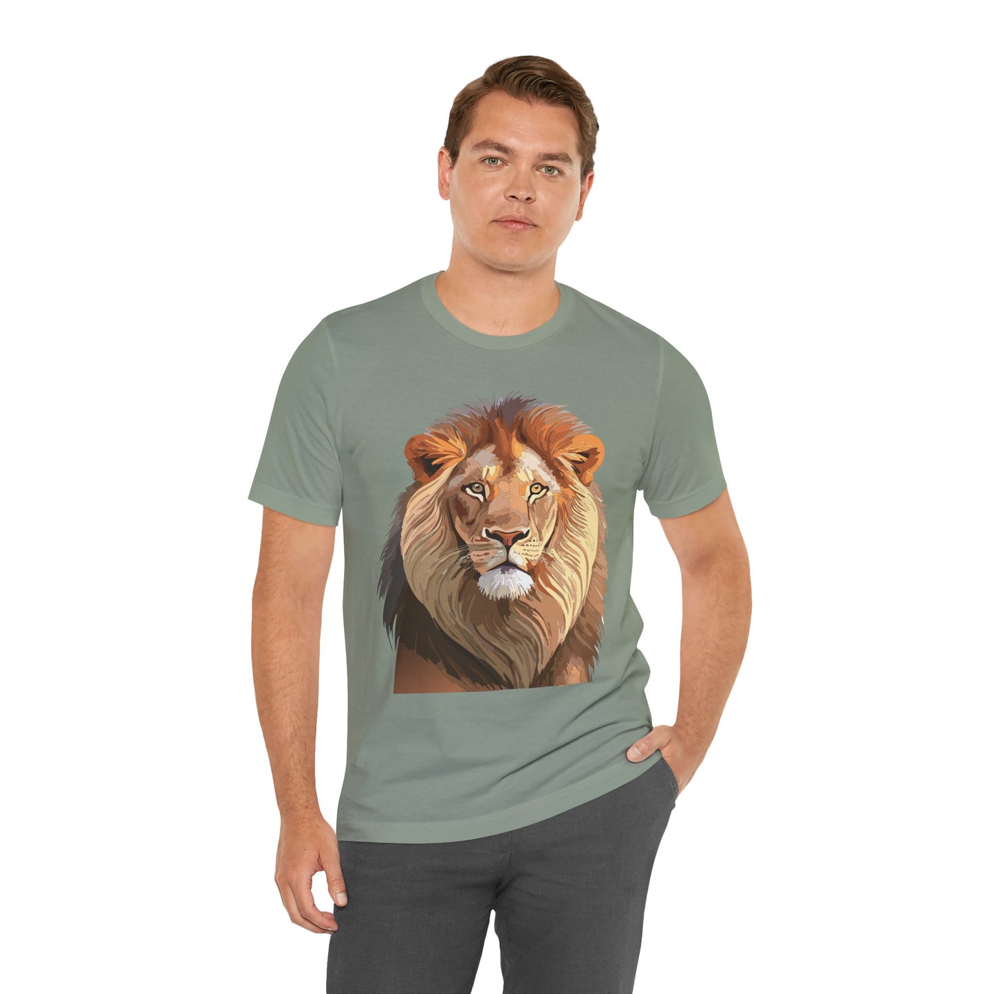 Unisex Animal Shirt, Tee Shirt with Animals, Art Design Tee Shirt, Wild Animals Shirt