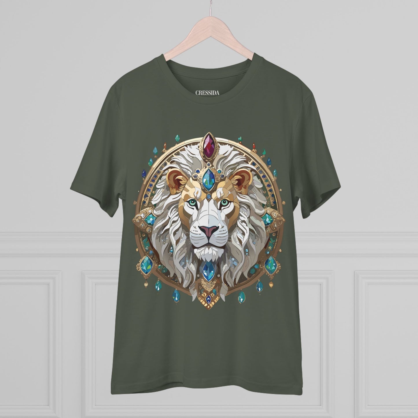 Organic T-shirt with Animals - Lion