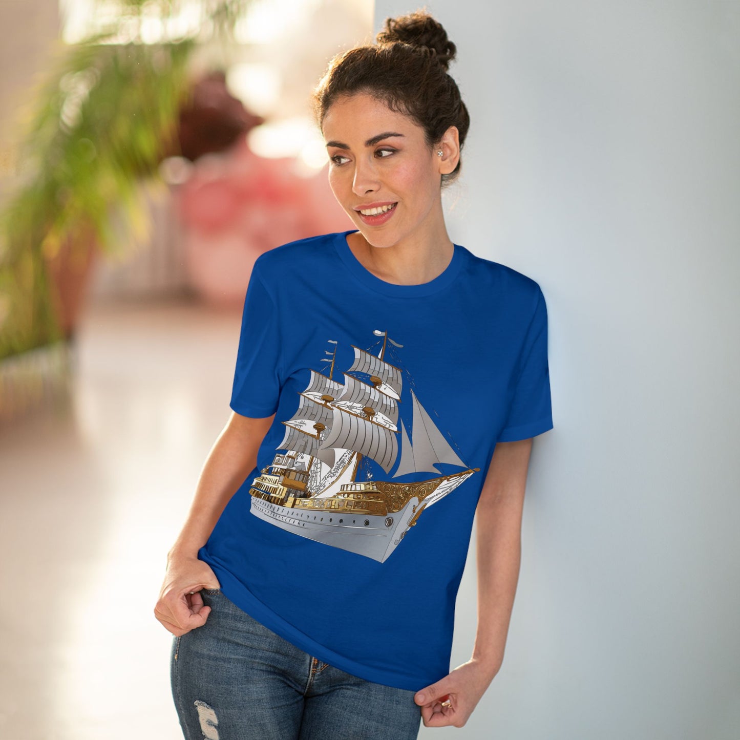 Organic T-shirt with Ship