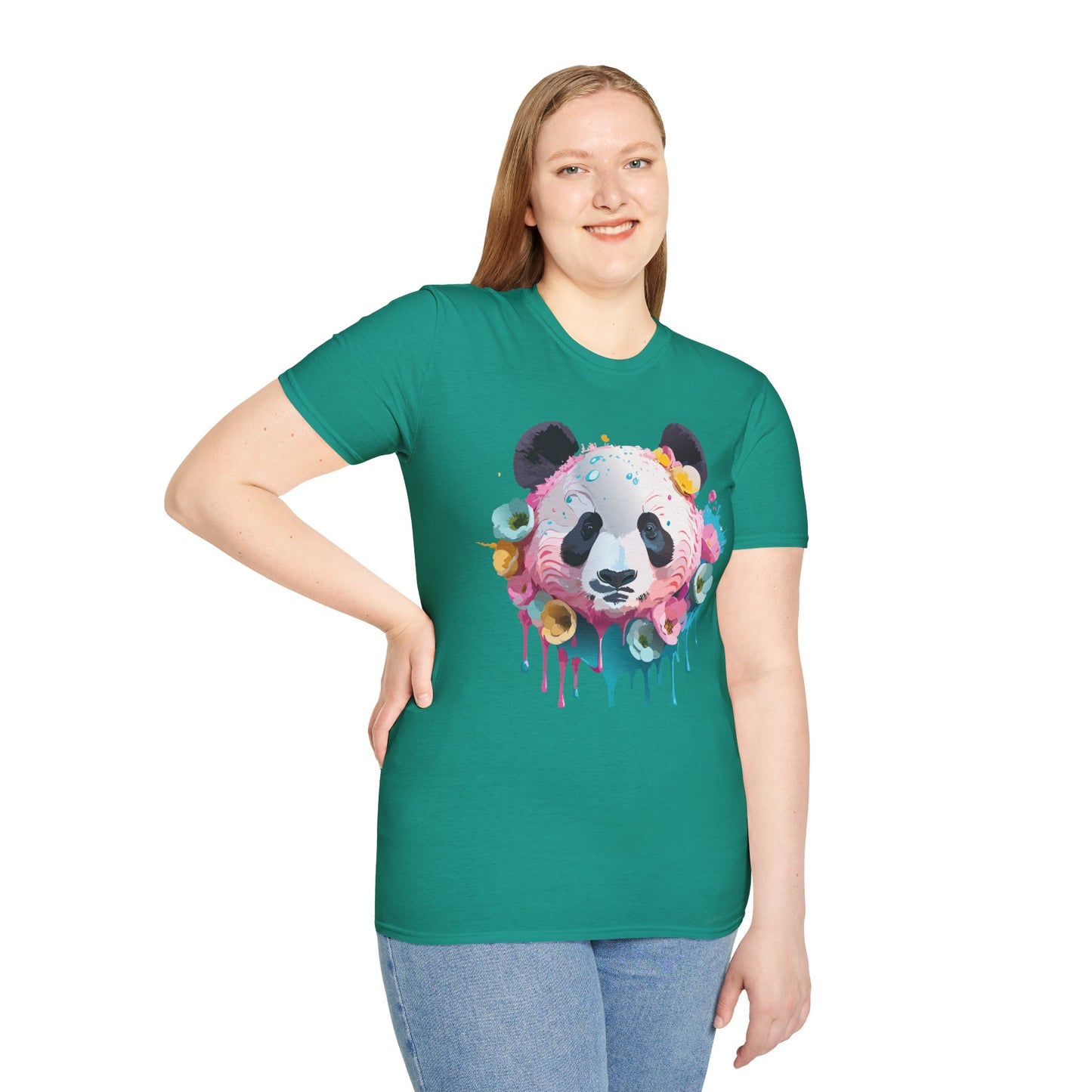 Panda Shirt, T Shirt with Panda, Animal Shirt, Tee Shirt with Animals