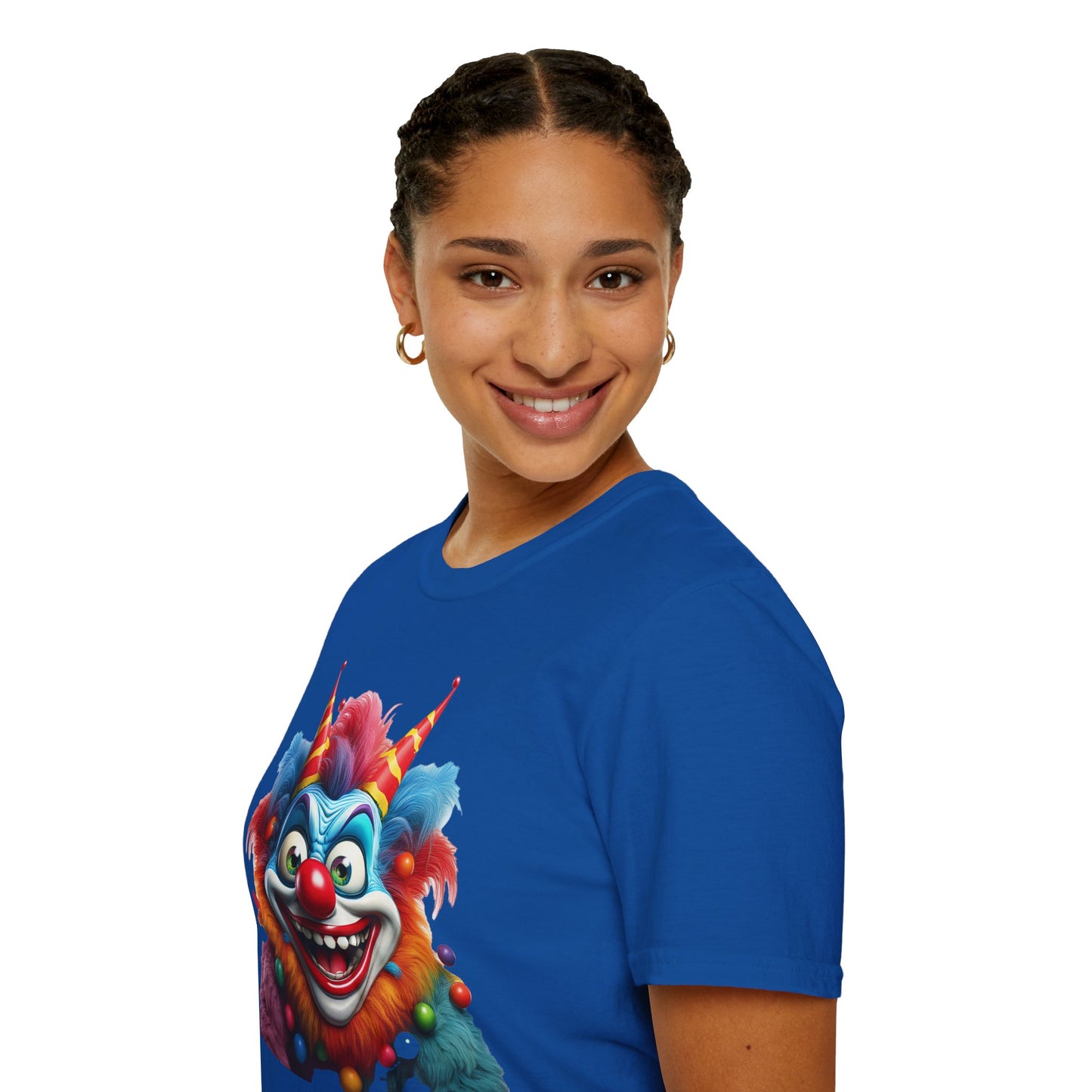 Clown Shirt, T Shirt with Clown, Funny Man Shirt, Tee Shirt with Funny Man, Circus Shirt, Shirt with Circus, Scary Man Shirt, Shirt with Scary Man
